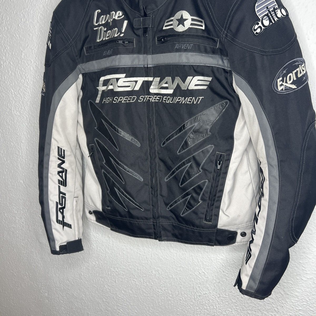 Other Vintage Marlboro Style Fast Lane Racing Jacket 90s Size US M / EU 48-50 / 2 - 4 Thumbnail