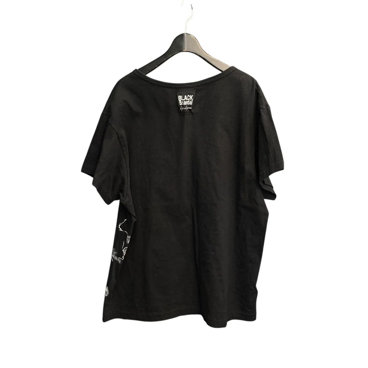 Yohji Yamamoto BLACK Scandal Yohji Yamamoto 20SSALUBUS neck T-shirt Size US M / EU 48-50 / 2 - 2 Thumbnail