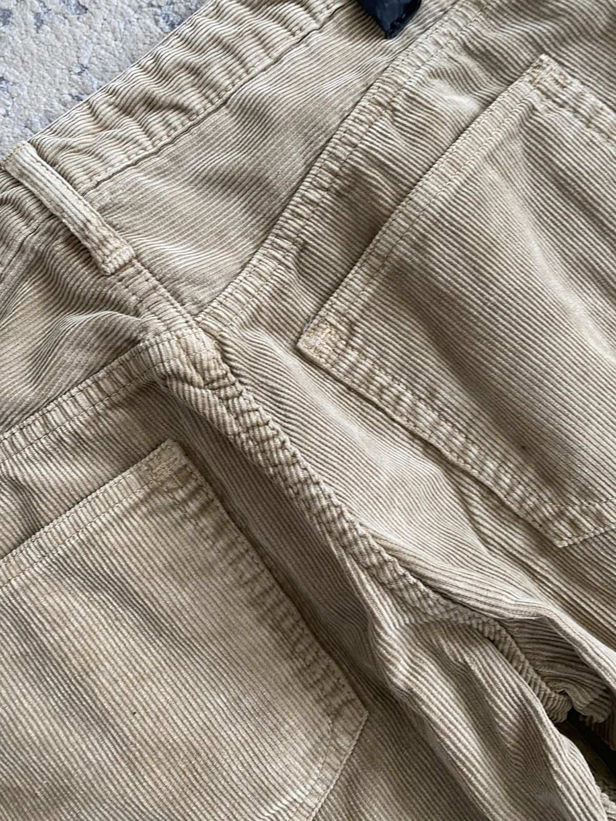Isamu Katayama Backlash Backlash - Corduroy Leather Hem Bootcut Jeans Size US 31 - 7 Thumbnail