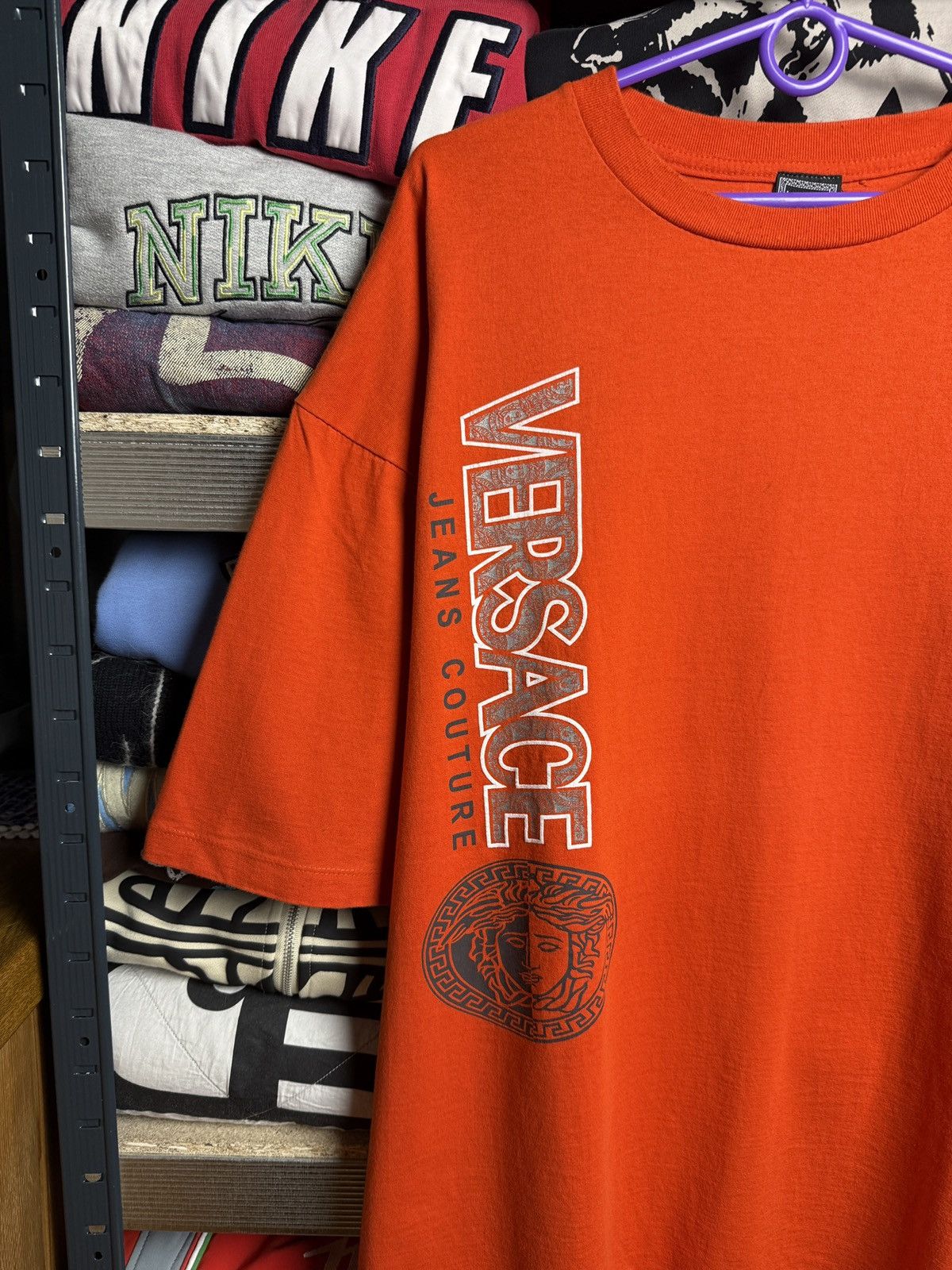 Other Versace Jeans Couture Vintage Tee Big Logo Size US XXL / EU 58 / 5 - 3 Thumbnail