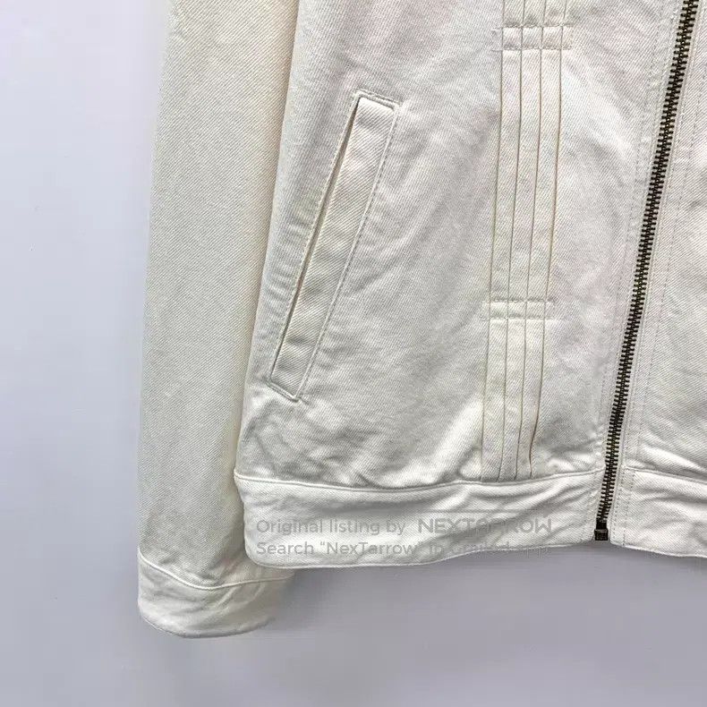 Loewe Loewe White cotton collar zipper long sleeve jacket Size US M / EU 48-50 / 2 - 4 Thumbnail