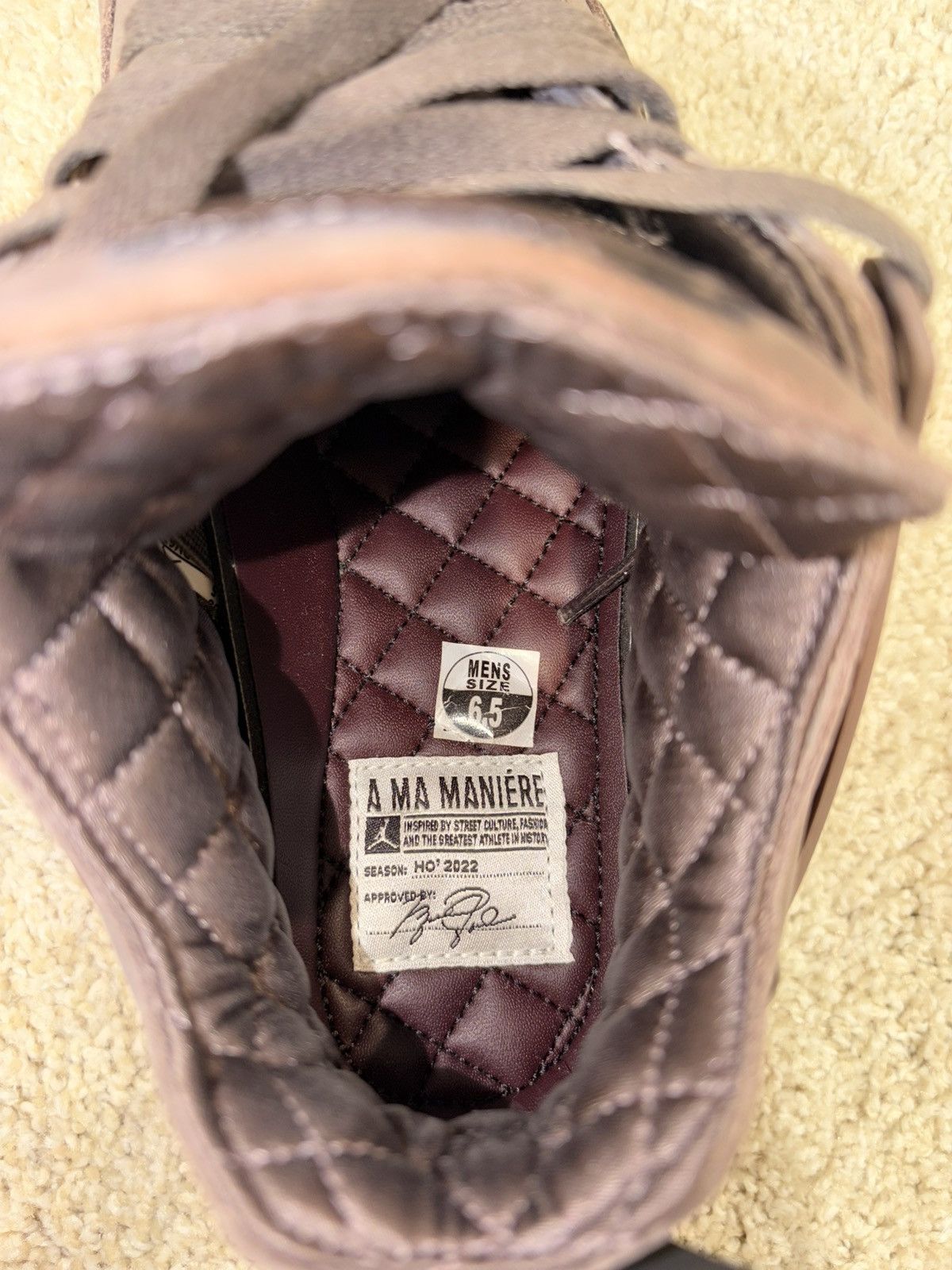 A Ma Maniere × Jordan Brand A Ma Maniére x Air Jordan 4 Retro “Violet Ore” Size US 6.5 / EU 39-40 - 6 Thumbnail
