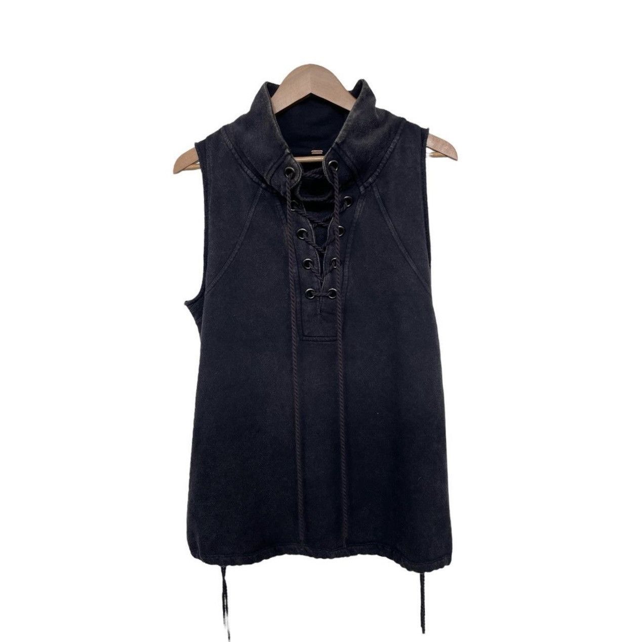 Free People Free people corset tie hoodie vest Size US L / EU 52-54 / 3 - 1 Thumbnail