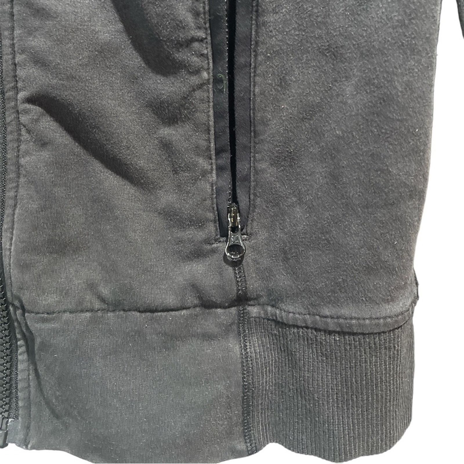 Lululemon LULULEMON Full Zip Hooded Jacket Faded Black Sz 8 Size M / US 6-8 / IT 42-44 - 5 Thumbnail