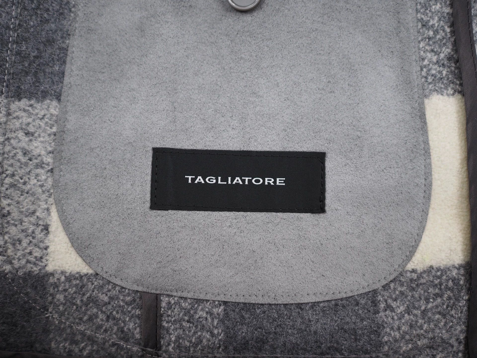 Tagliatore Tagliatore gray and white checkerboard wool blazer Size S / US 4 / IT 40 - 3 Thumbnail