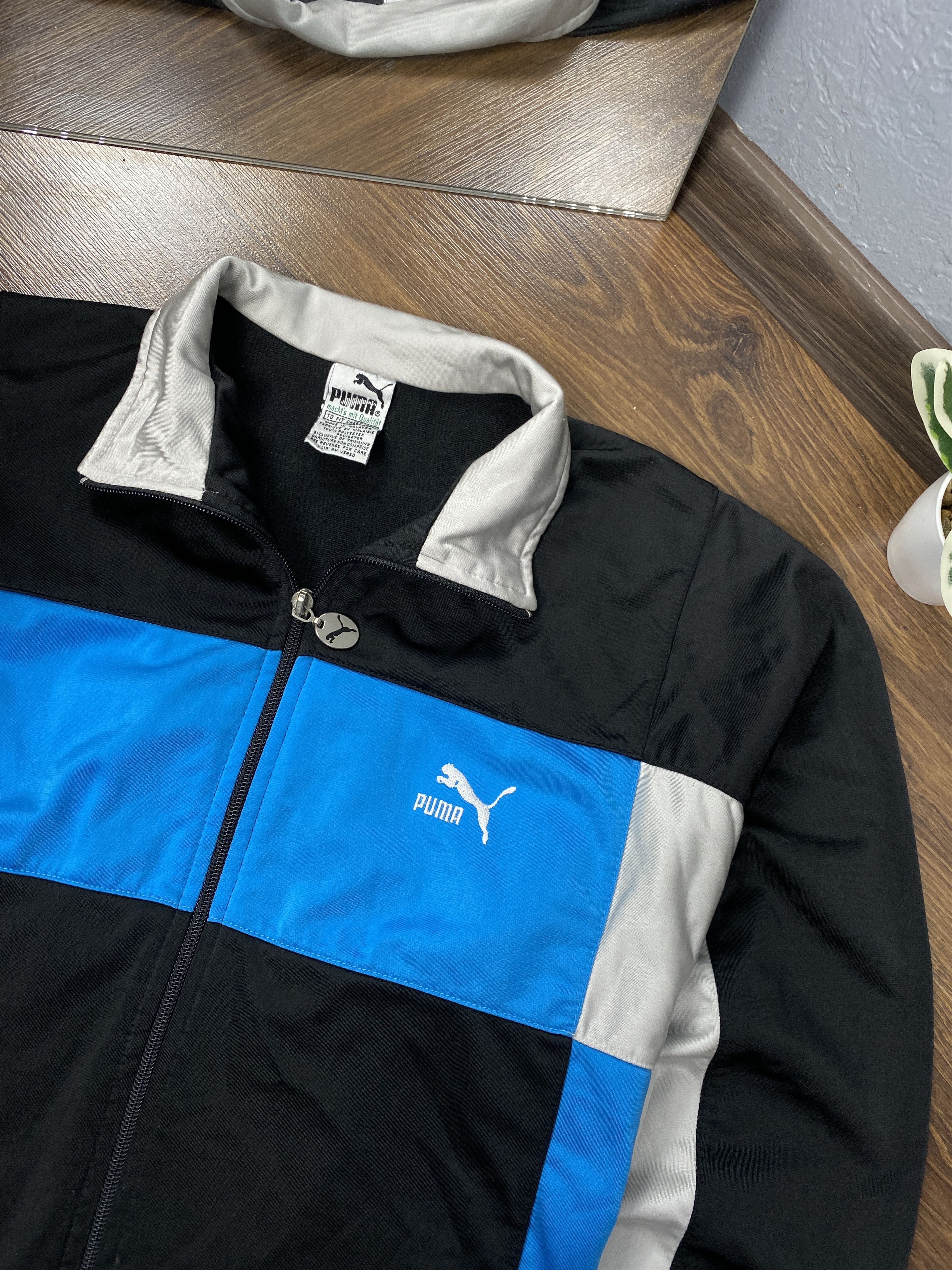 Puma × Vintage Puma vintage track top jacket y2k Size US M / EU 48-50 / 2 - 2 Thumbnail