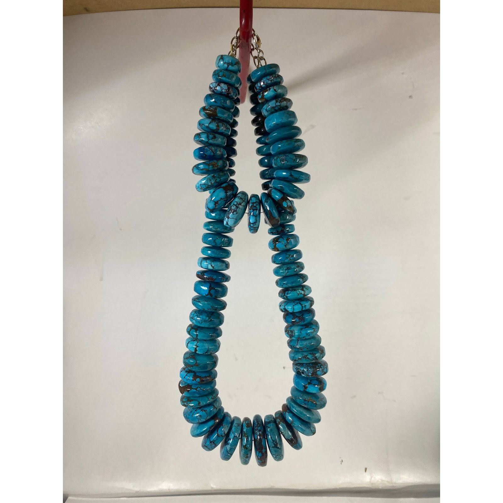 Other Graduated Blue Turquoise NuggetsNecklace and Braclet Size ONE SIZE - 2 Thumbnail