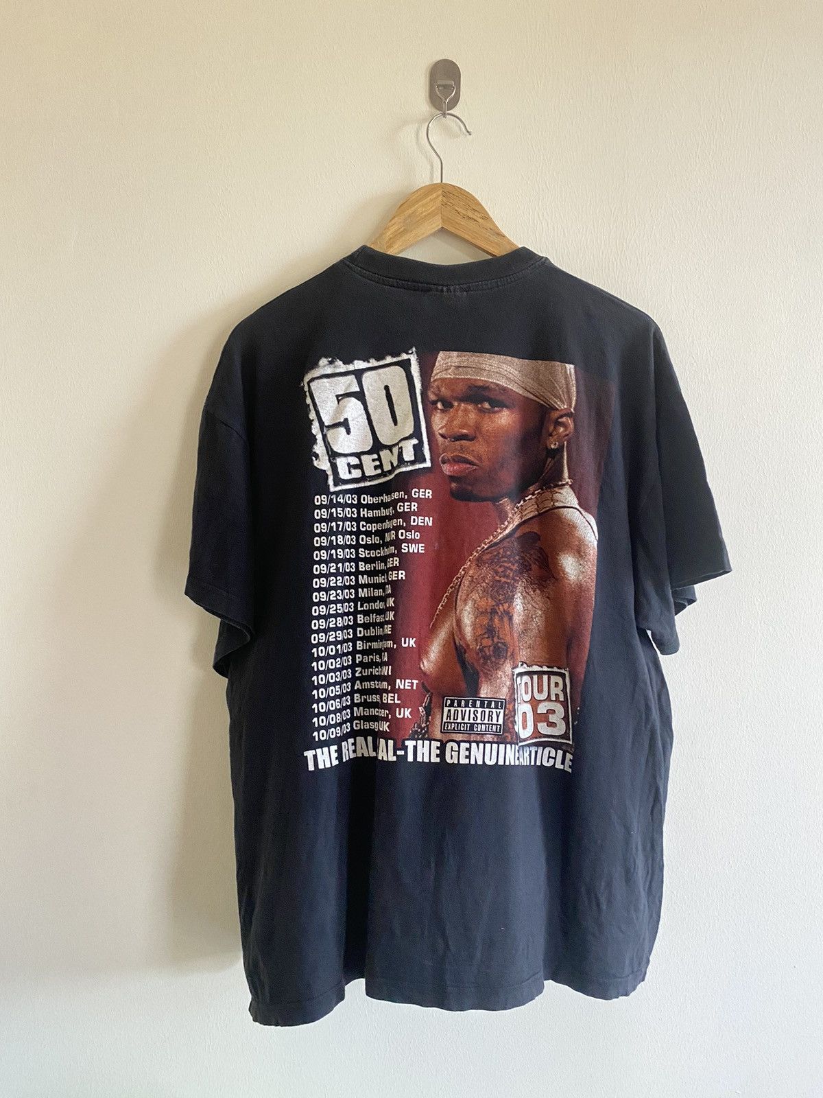 50 Cent Vintage 50CENT GET RICH OR DIE TRYIN 2005 Size US XL / EU 56 / 4 - 2 Thumbnail