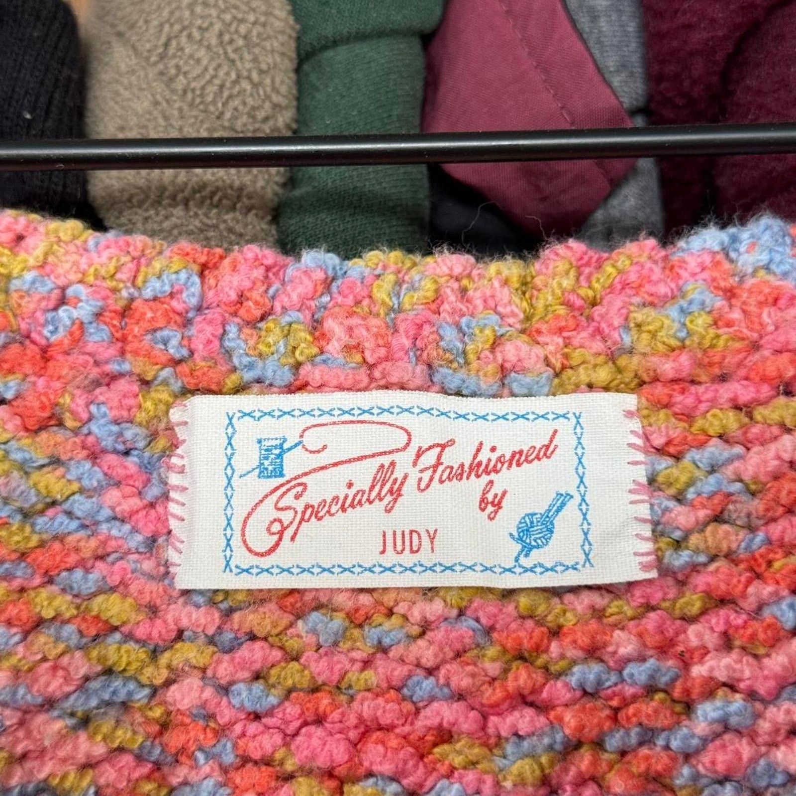 Other Vintage Specialy Fashioned by Judy Hand-Made Knit Top Size L / US 10 / IT 46 - 5 Thumbnail