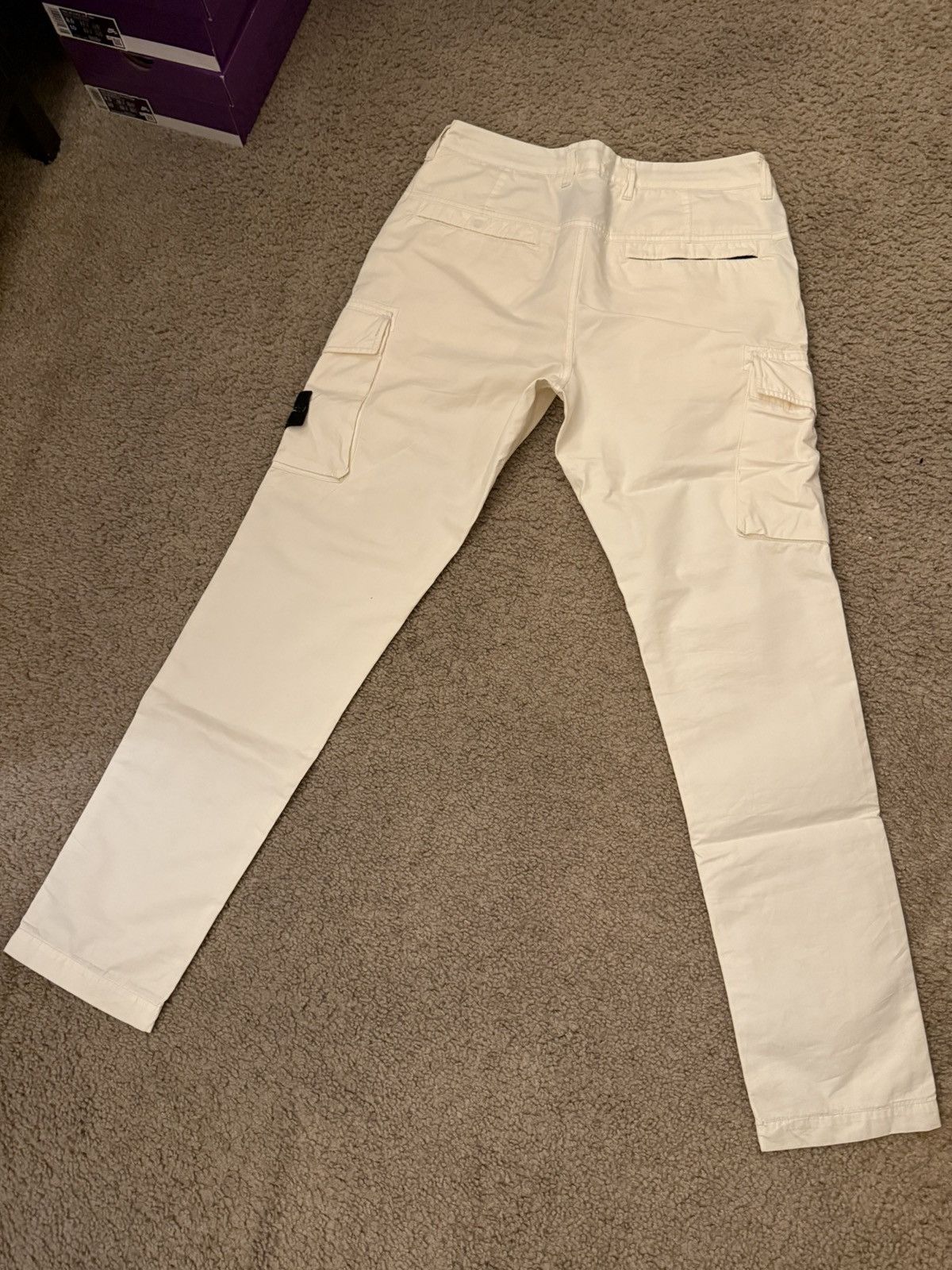 Stone Island Stone Island Re-T White Cargo Pants Size US 32 / EU 48 - 5 Thumbnail