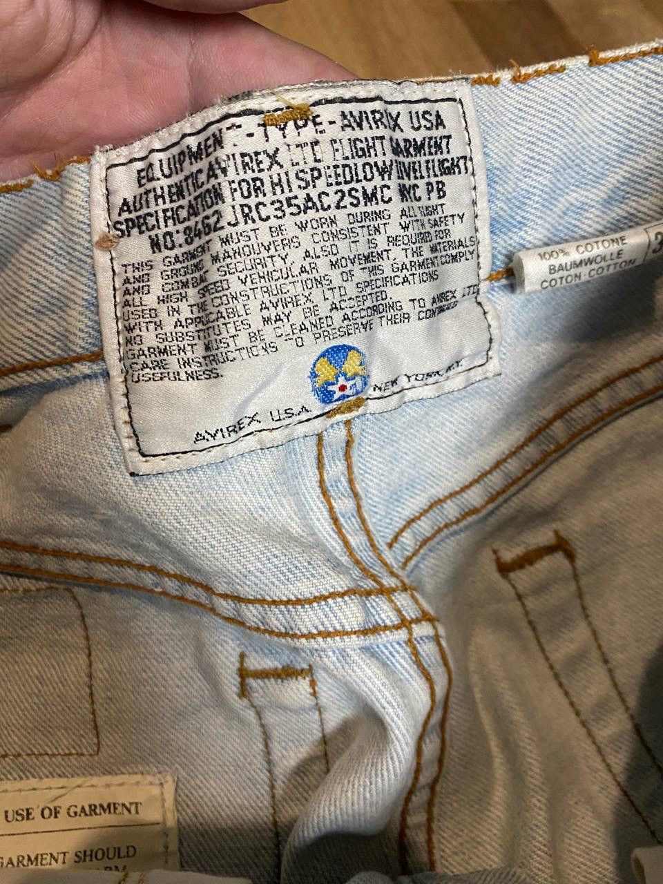 Affliction × Avirex × True Religion Vintage Y2K Avirex Baggy Jeans Size US 31 - 7 Thumbnail