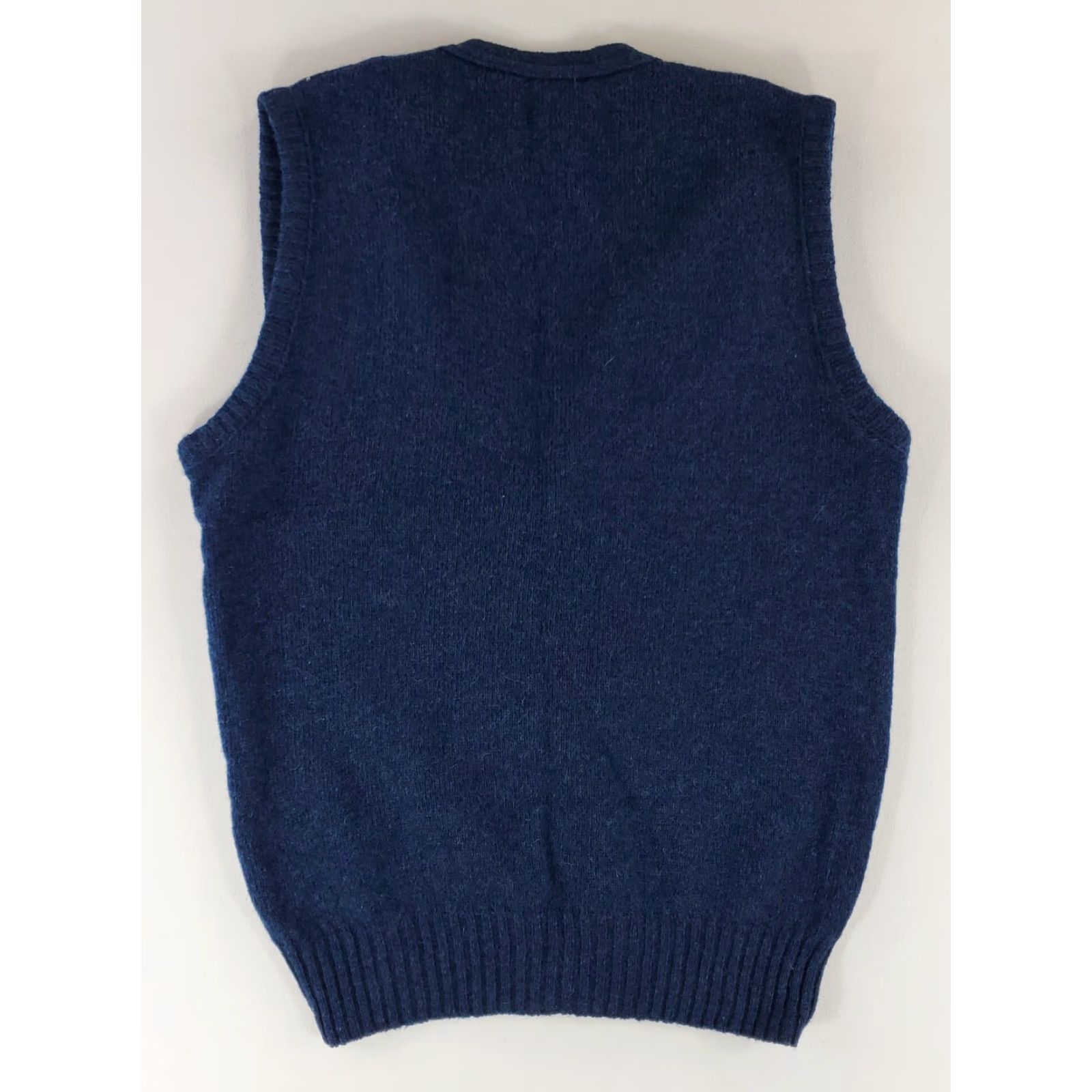 Vintage VINTAGE Le Tigre Wool Cardigan Vest Blue Fleck Mens L VTG 90s Vest Mens L Blue Size US L / EU 52-54 / 3 - 5 Thumbnail