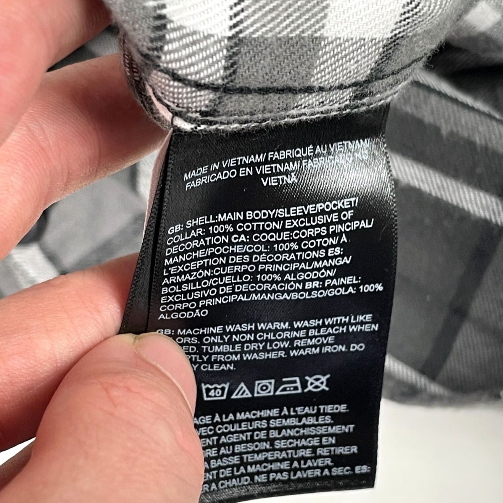 The North Face The North Face Shirt - Large Gray Flannel Long Sleeve Men's Button Up Hiking Camping Size US L / EU 52-54 / 3 - 6 Thumbnail