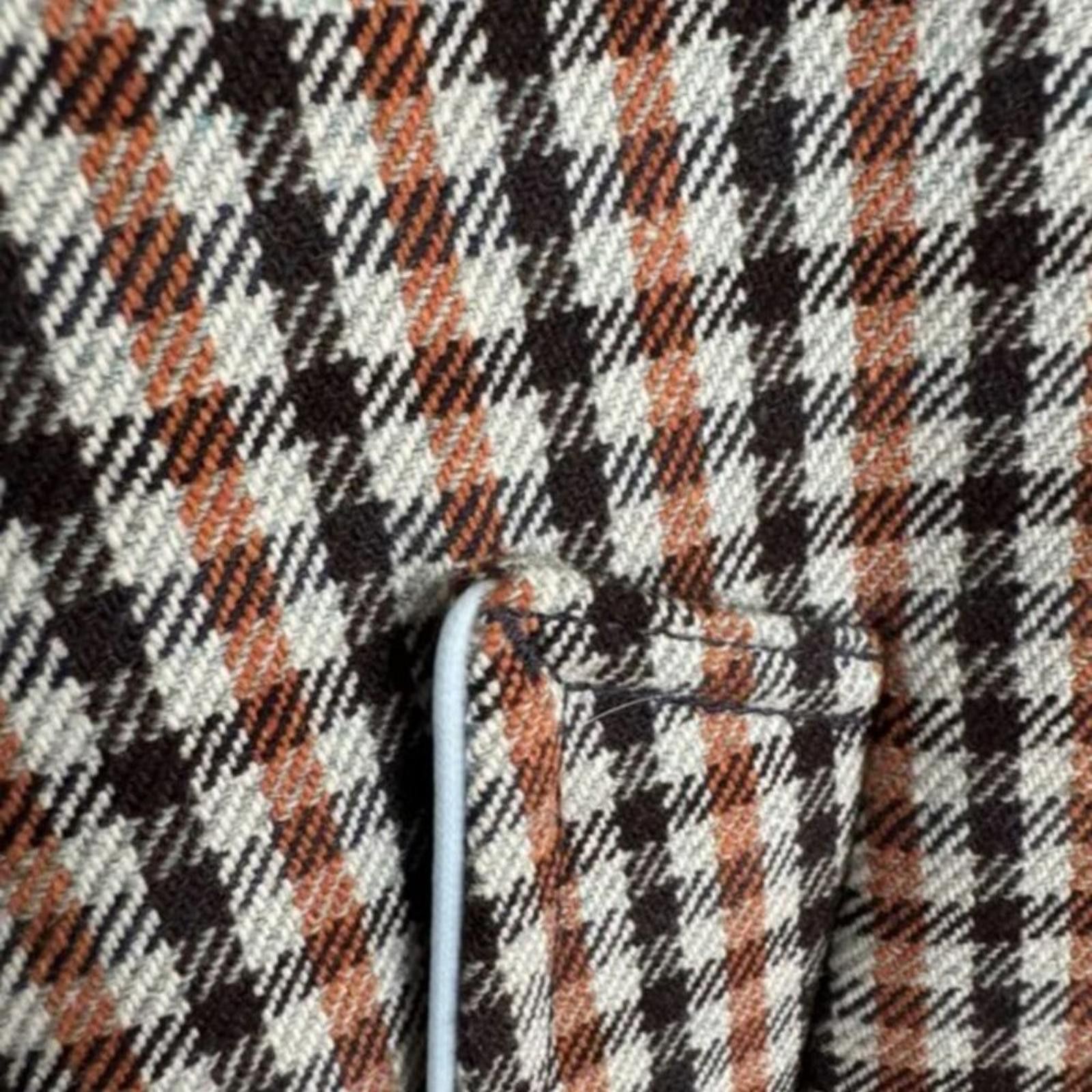 Acne Studios Acne Studios Checked Coat In Light Blue And Orange Size S / US 4 / IT 40 - 6 Thumbnail
