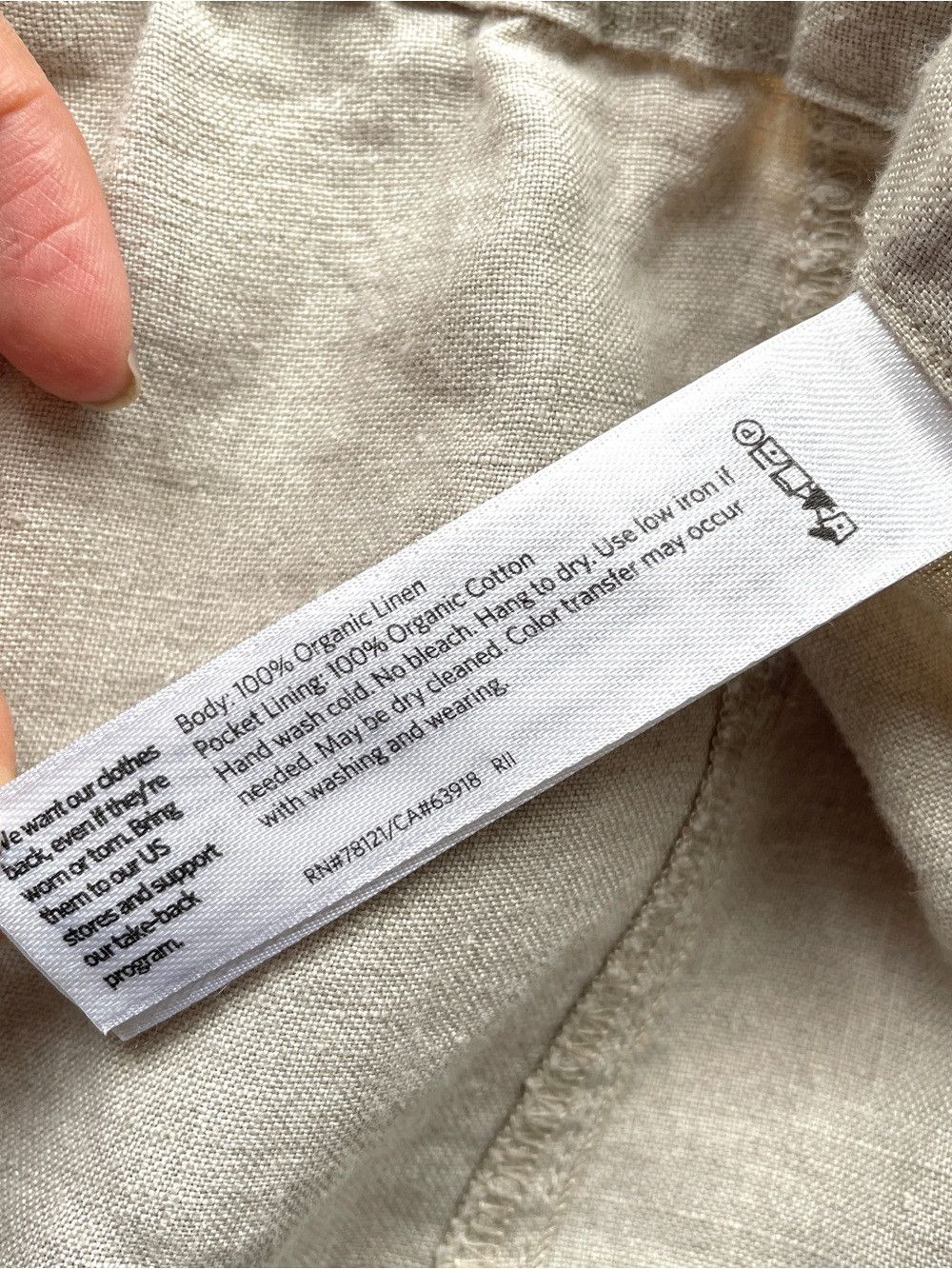Eileen Fisher Eileen Fisher Organic Linen Lantern Pants - XL Size 36" / US 14 / IT 50 - 7 Thumbnail