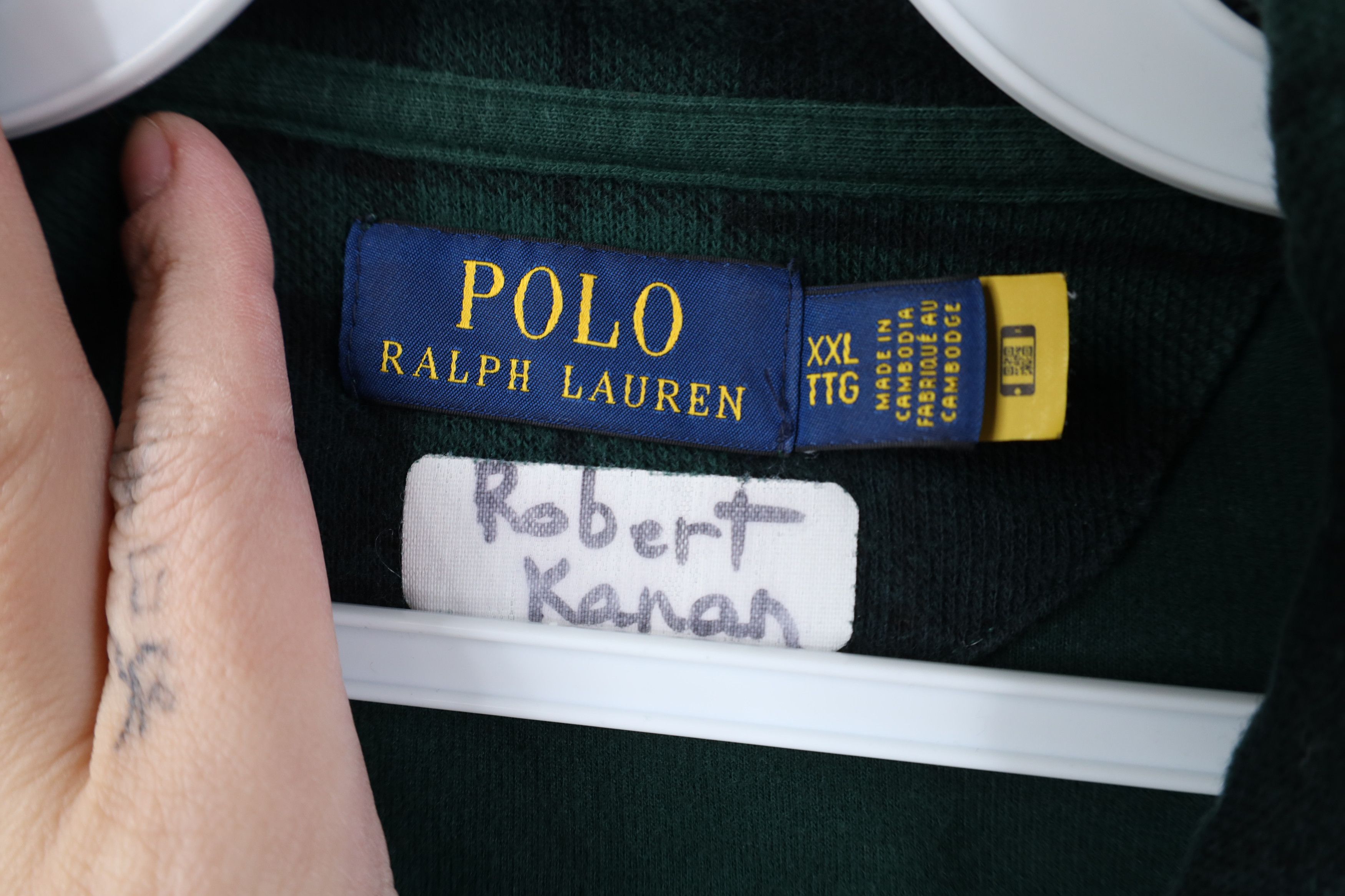 Ralph Lauren Vintage Y2K Ralph Lauren Ribbed 1/4 Half Zip Sweater Plaid Size US XXL / EU 58 / 5 - 6 Thumbnail