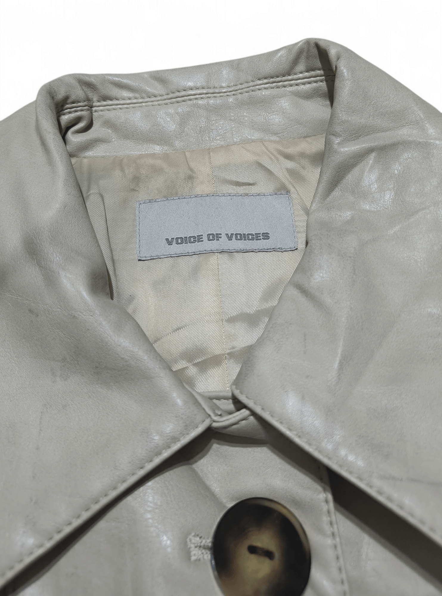 Designer × Vintage Voice of Voices VOV Women's Faux Leather Jacket Size M / US 6-8 / IT 42-44 - 7 Thumbnail