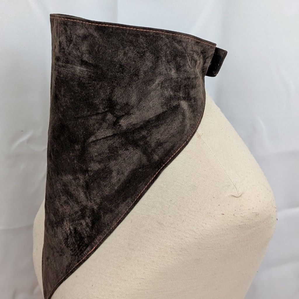 Vintage Vintage Kerri Kahn Brown Leather Face Mask-Neckerchief Size ONE SIZE - 1 Thumbnail