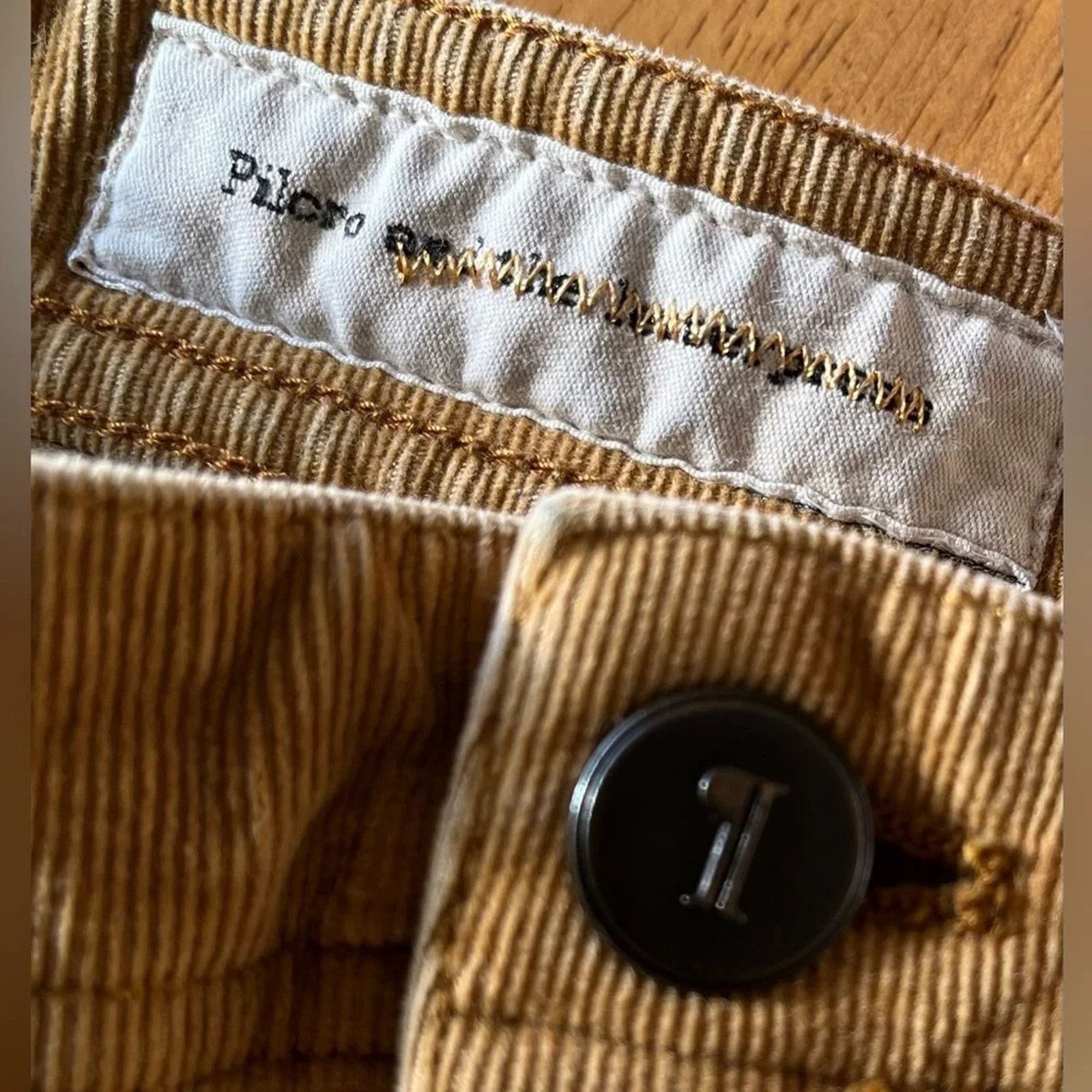 The Unbranded Brand Pilcro by Anthropologie corduroy pants, back pockets, sz 29 Size 29" - 4 Thumbnail