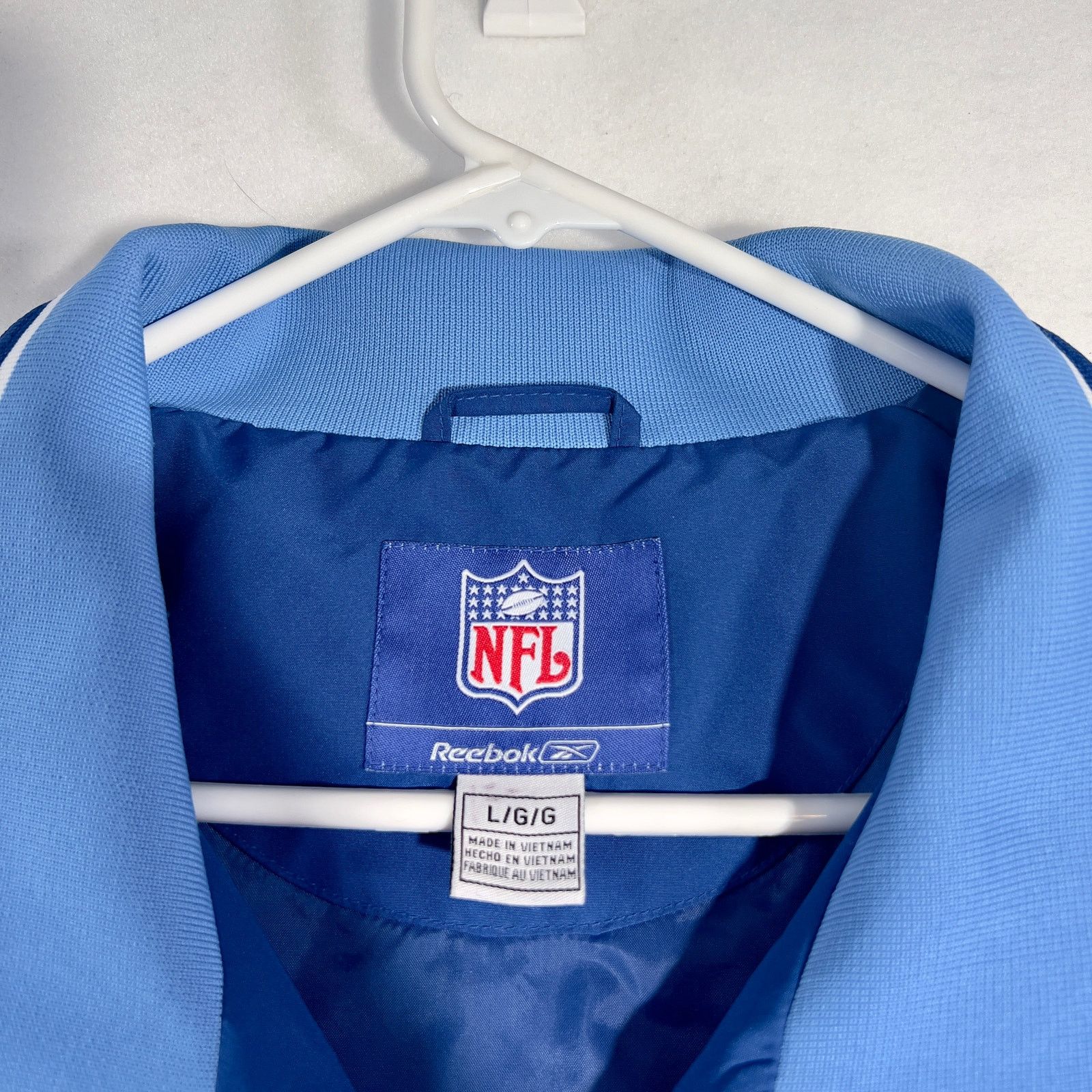 NFL NFL Superbowl XXXIX Reebok Full Zip Windbreaker Large 2005 Size US L / EU 52-54 / 3 - 5 Thumbnail