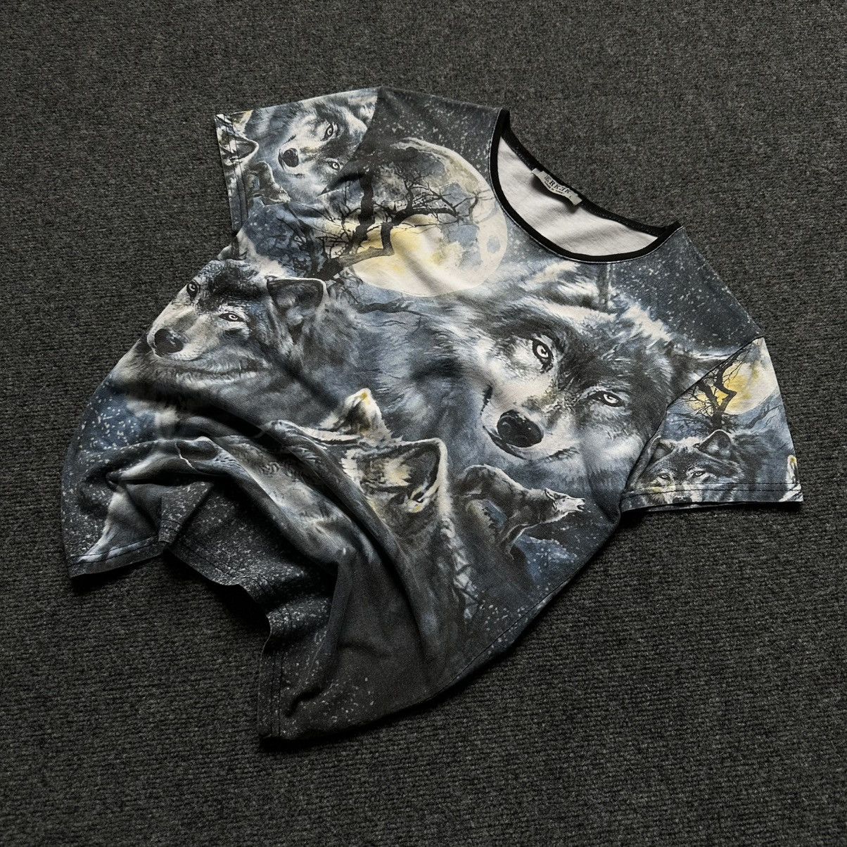 Y/Project VTG Adult Wolf Overprinted T-shirts Size S Y2K 00s USA Grung Size US S / EU 44-46 / 1 - 1 Thumbnail