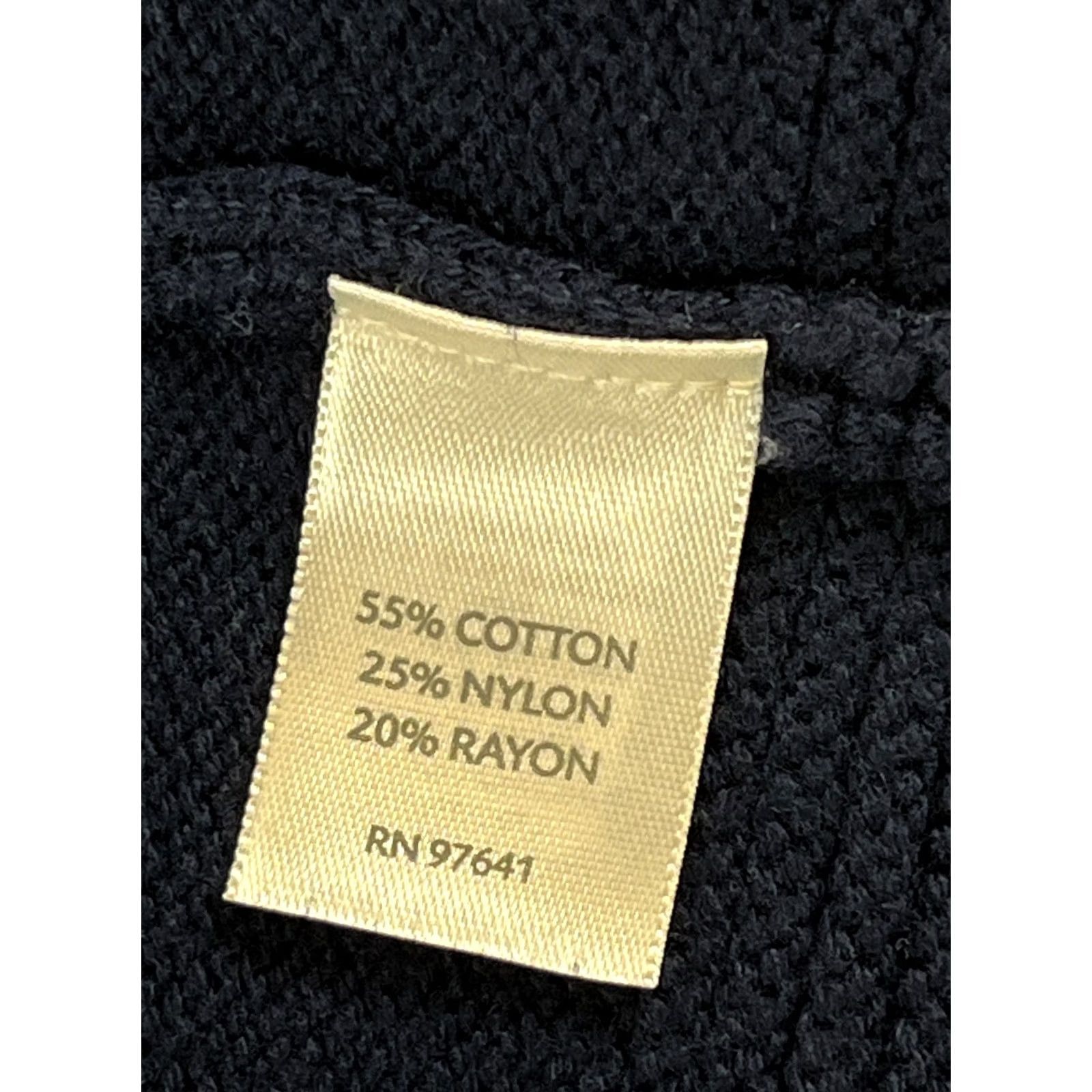 J. Jill Pure Jill Women XS Navy Open Front Cardigan Long Sleeve Sweater Relaxed Fit Size XS / US 0-2 / IT 36-38 - 7 Thumbnail