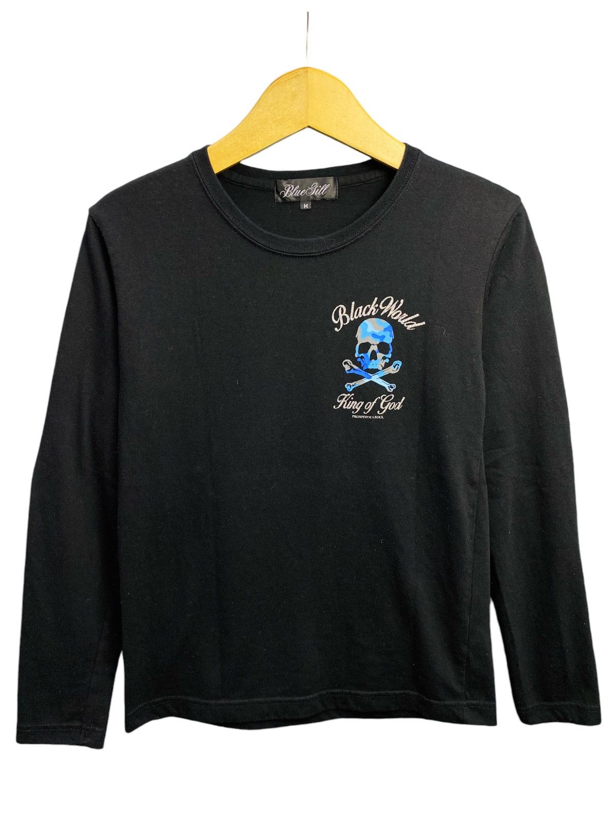 japanese skull blackworld longsleeve undefined