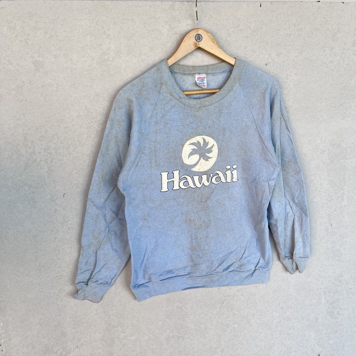 Other Vintage Jerzees Hawaii Blue Crewneck Sweatshirt Size M Size US M / EU 48-50 / 2 - 3 Thumbnail