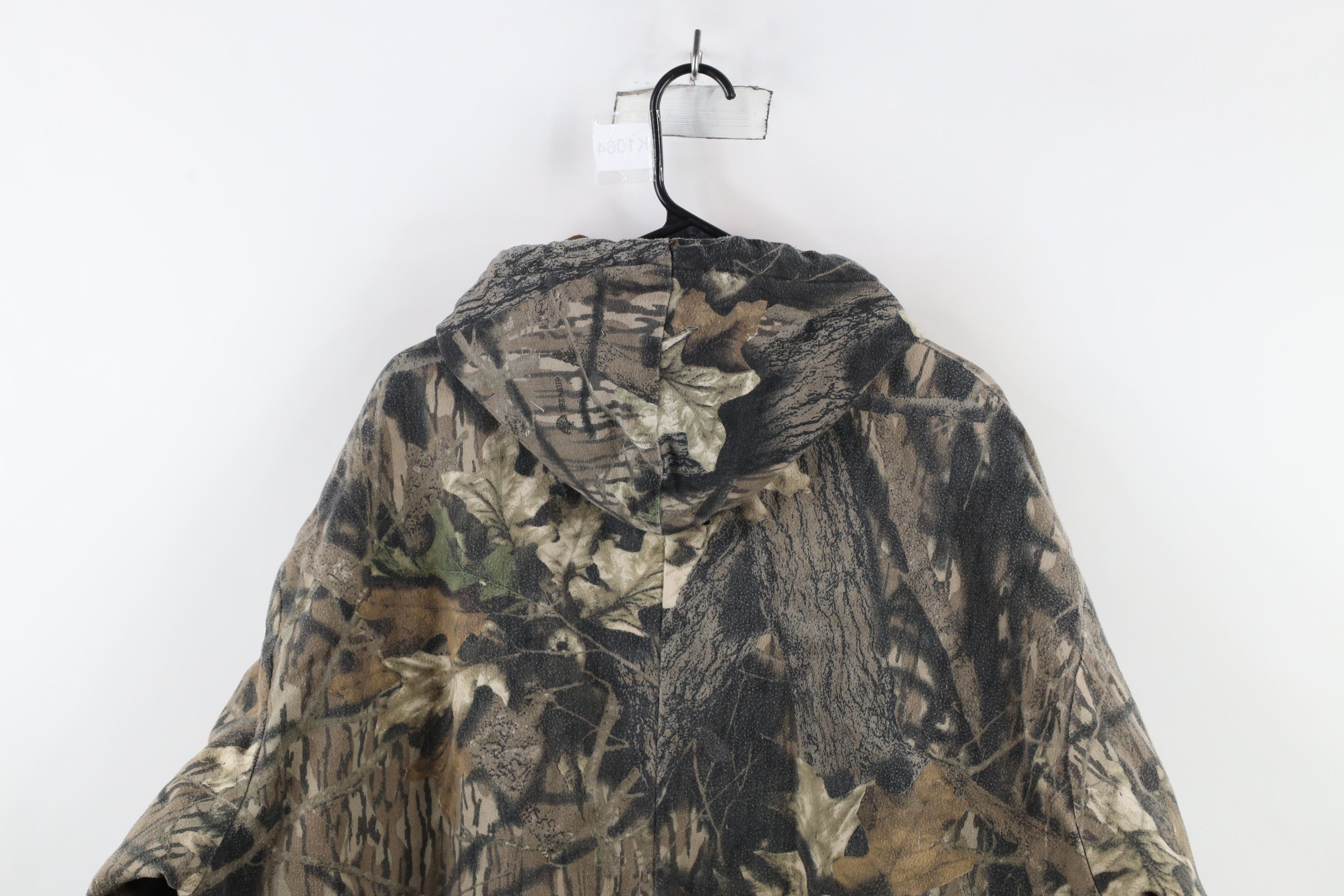 Vintage Vintage 90s Streetwear Camouflage Quilted Hooded Jacket USA Size US XXL / EU 58 / 5 - 13 Thumbnail