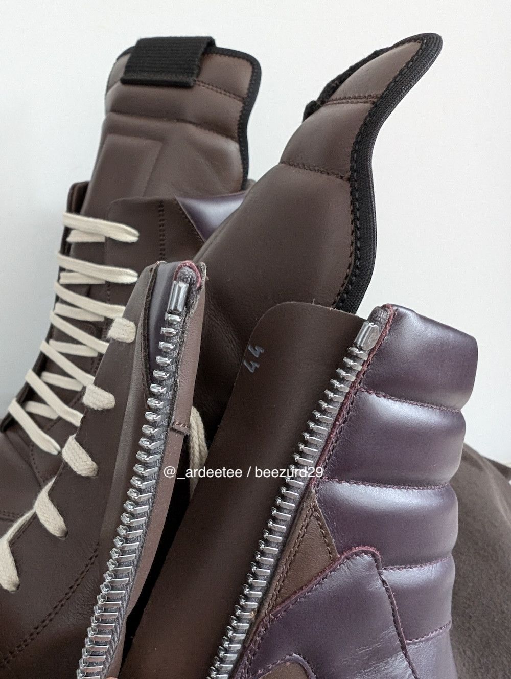 Rick Owens 💥UNRELEASED 1/1 SAMPLE GEOBASKETS BROWN/AMETHYST PURPLE Size US 11 / EU 44 - 10 Thumbnail