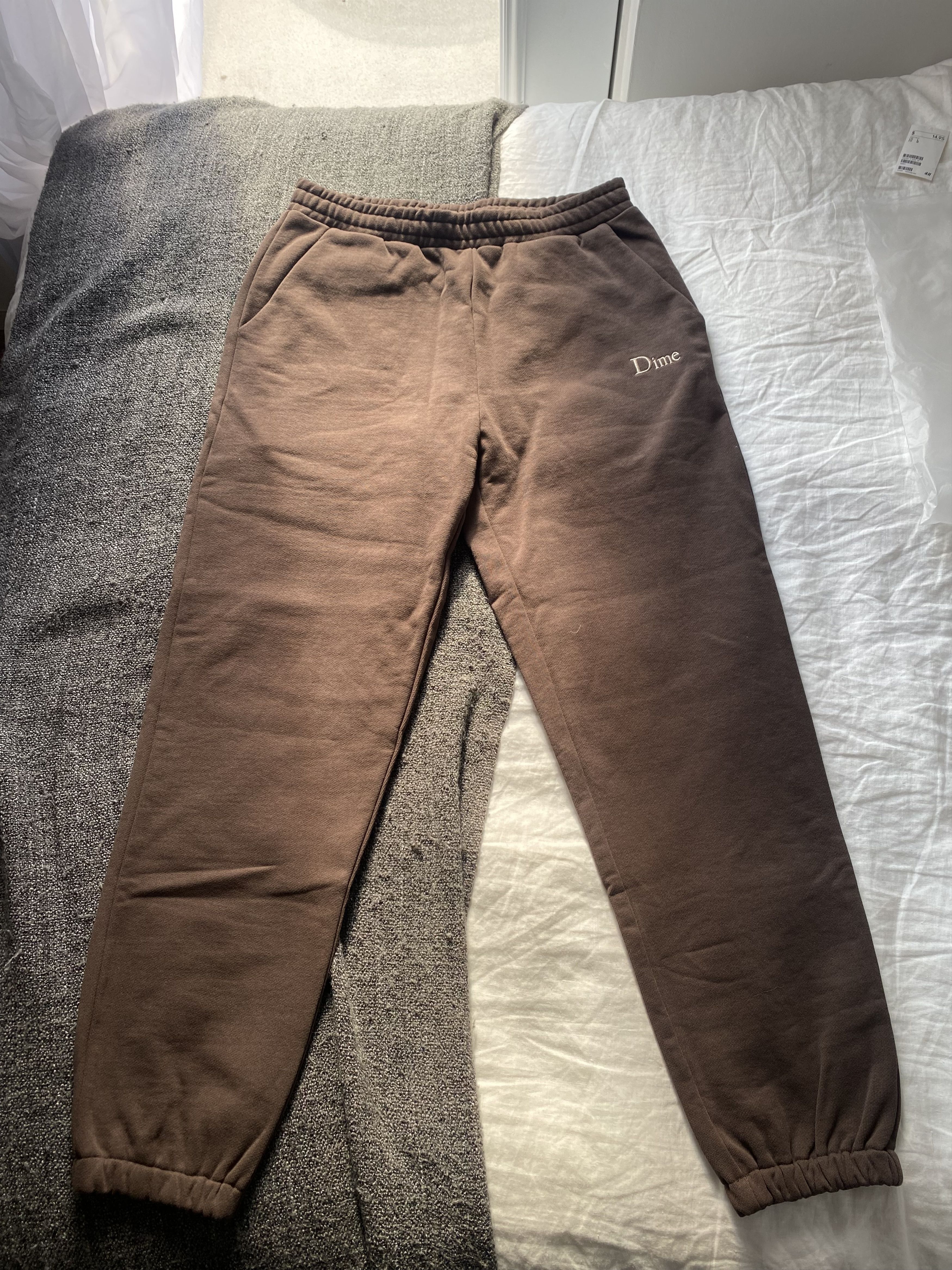 Dime Dime Classic Small Logo Sweatpants Size US 34 / EU 50 - 4 Thumbnail