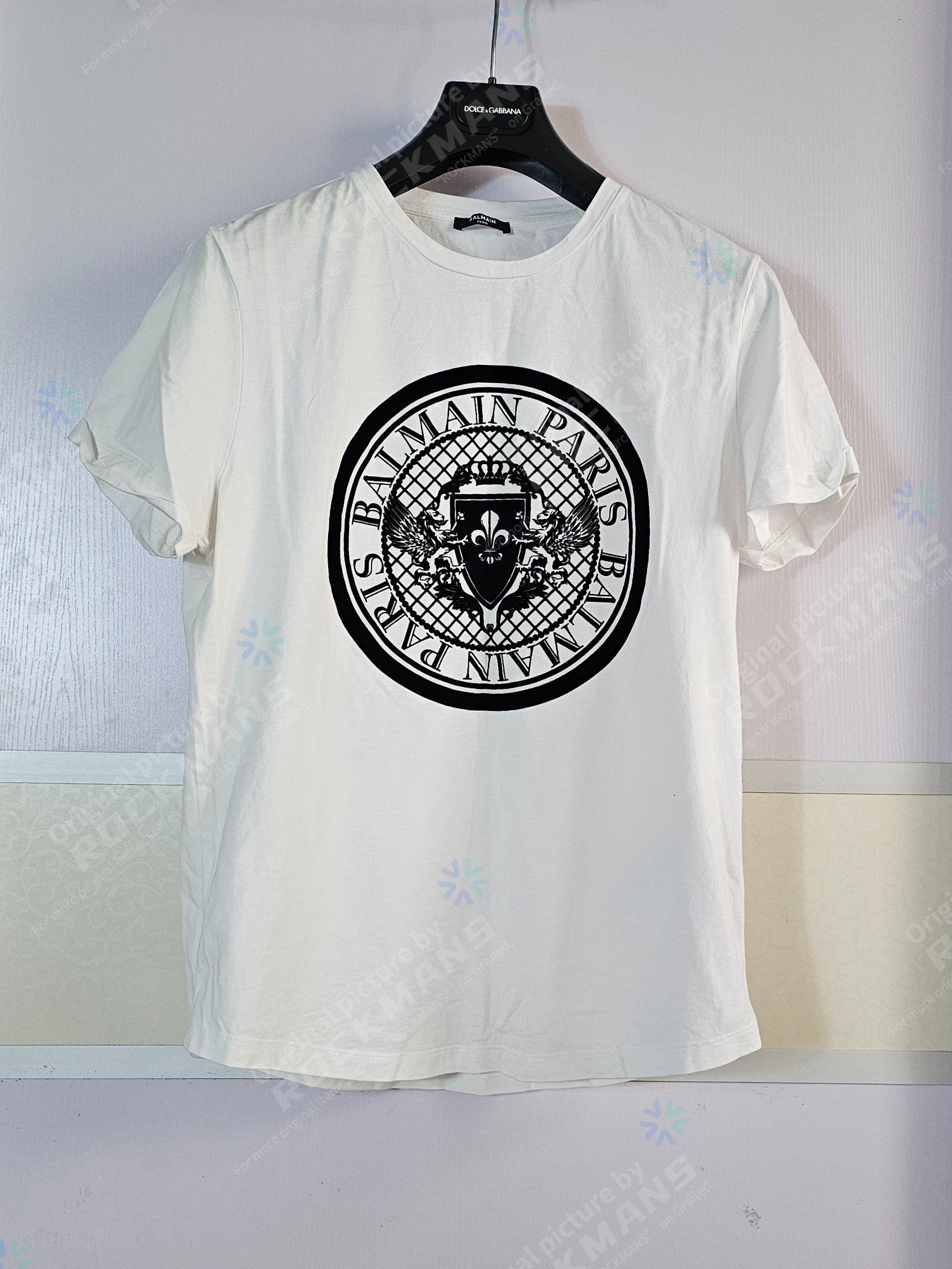 Balmain Balmain Logo Fleece-Lined T-Shirt Size XL Size US XL / EU 56 / 4 - 1 Thumbnail