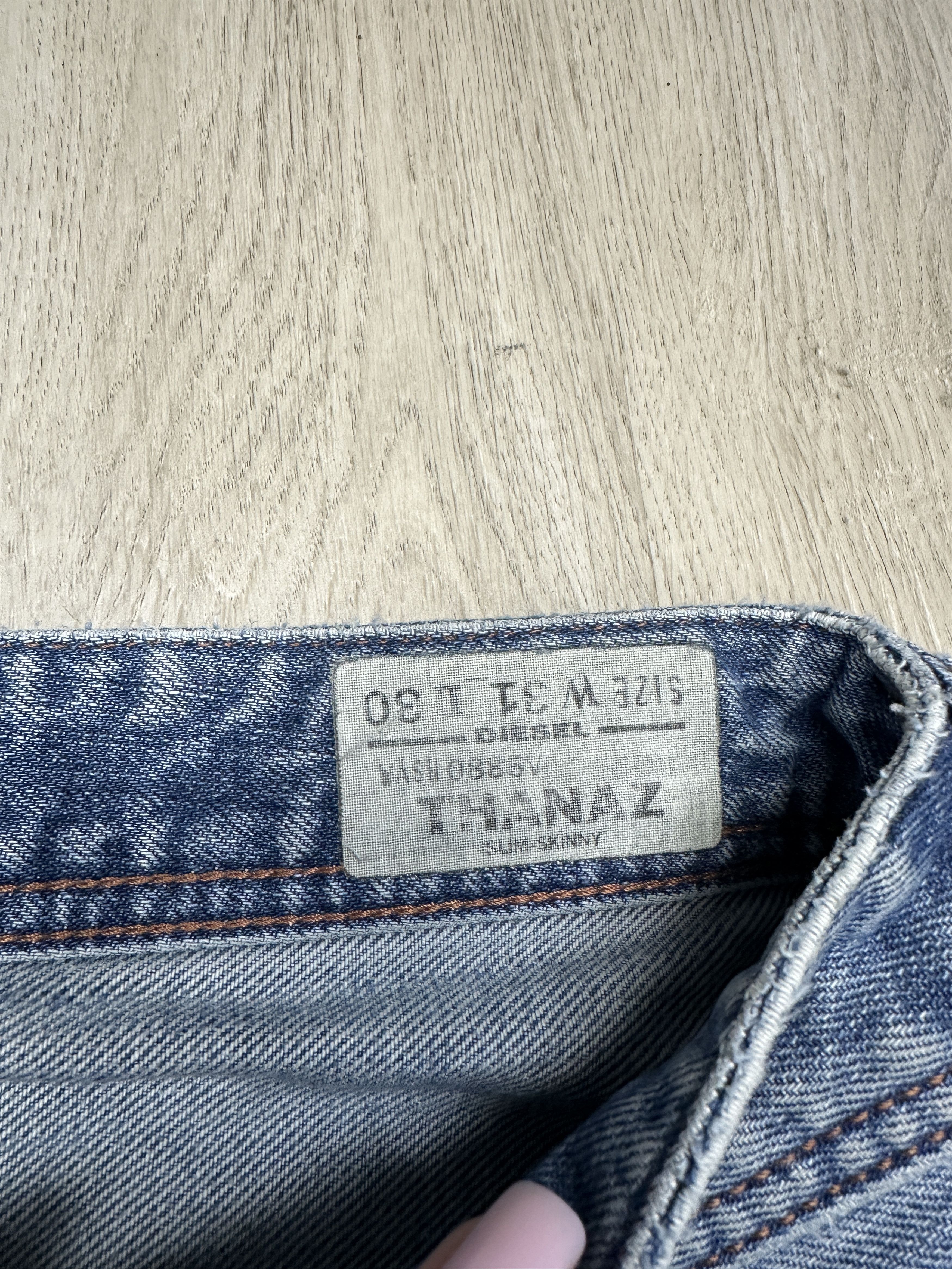 Diesel Diesel Mens Thanaz Denim Pants Jeans Size US 31 - 4 Thumbnail