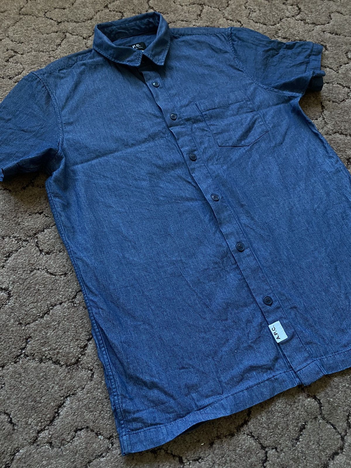 A.P.C. 🇫🇷Basic A.P.C. blue shirt old money Size US S / EU 44-46 / 1 - 3 Thumbnail