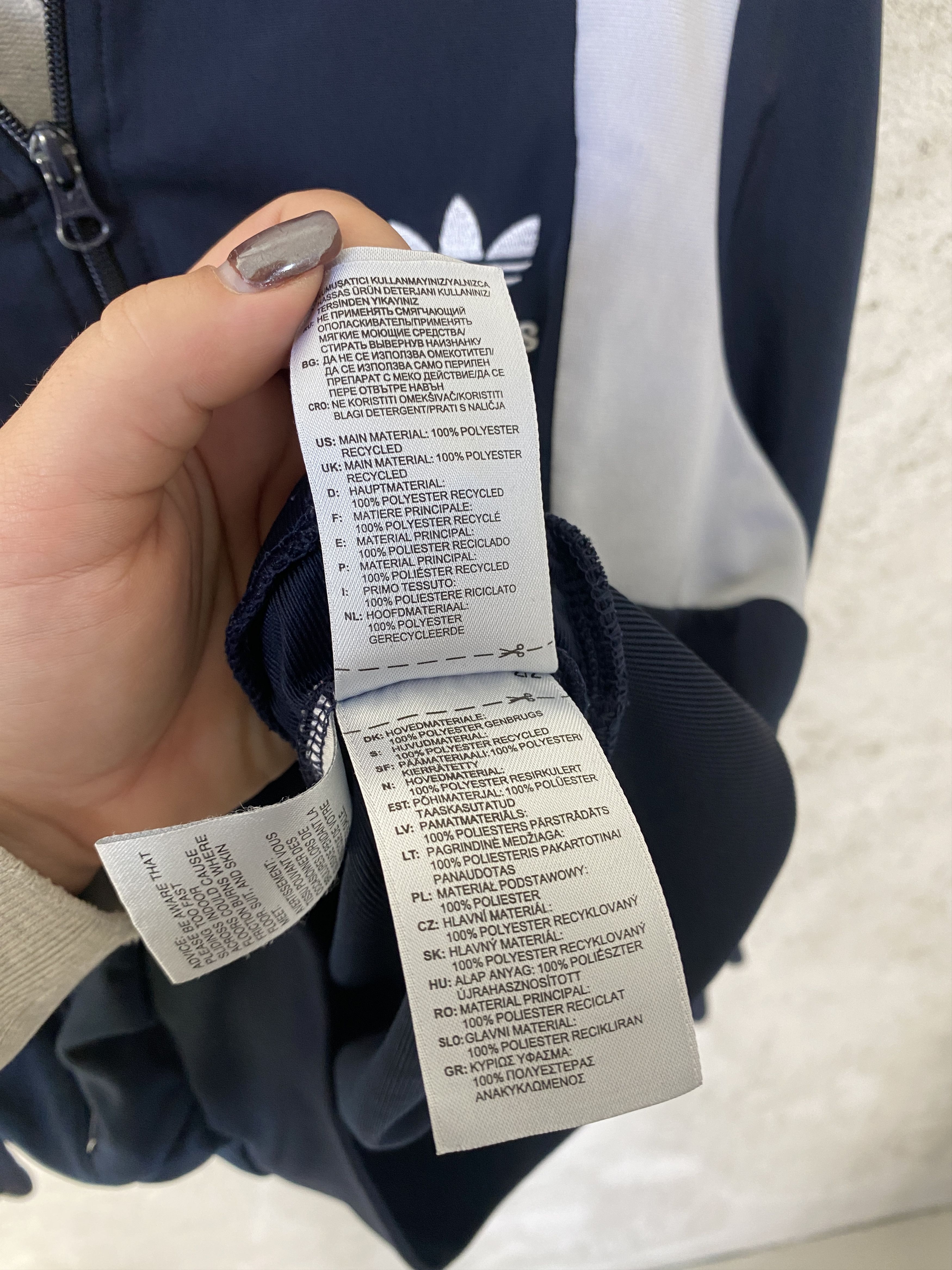 Adidas Adidas zip-up big logo sweatshirt Size US M / EU 48-50 / 2 - 8 Thumbnail
