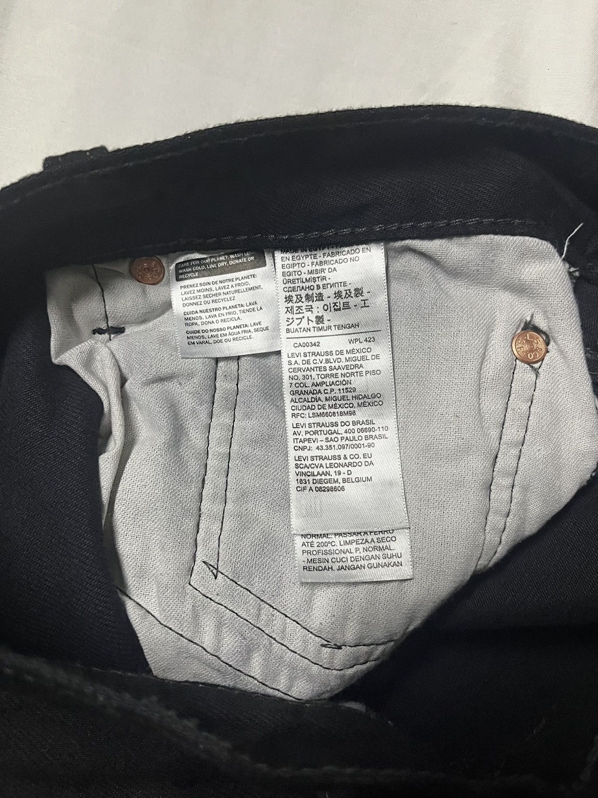 Revenge REVENGE SKELETON ANGEL DENIM JEANS BLACK Size US 34 / EU 50 - 5 Thumbnail