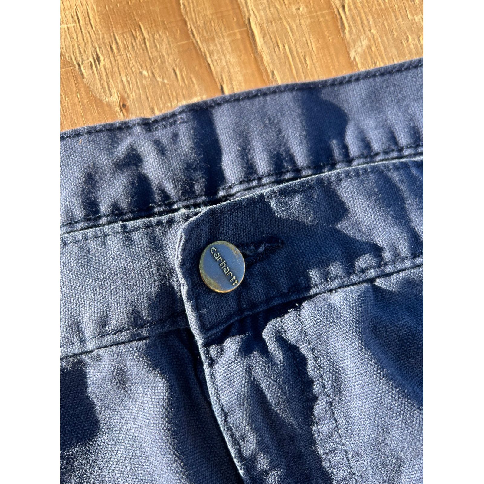 Carhartt Carhartt Men's Carpenter Pants 36 Navy Soft Canvas Dungaree Size US 36 / EU 52 - 4 Thumbnail