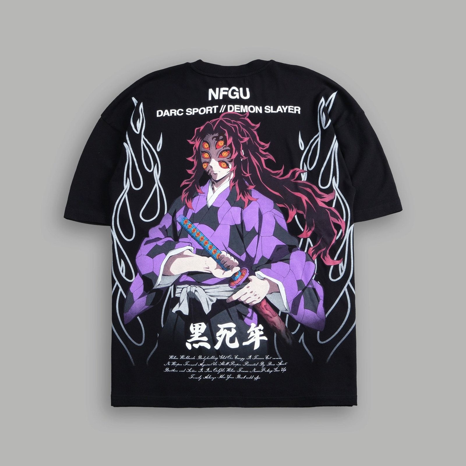 Darc Sport Demon Slayer x Kokushibo x Darc Sport Sold Out Shirt Large Size US L / EU 52-54 / 3 - 3 Thumbnail