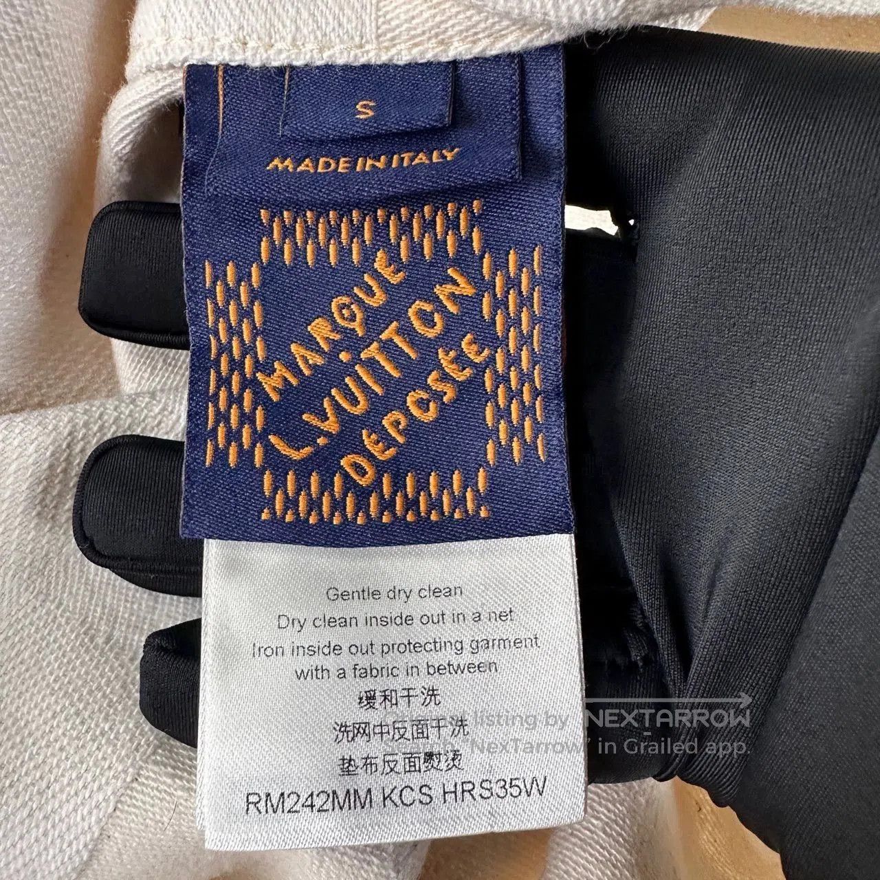 Louis Vuitton Louis Vuitton SS24 Beige Check Embroidered Shirt. Size US S / EU 44-46 / 1 - 4 Thumbnail
