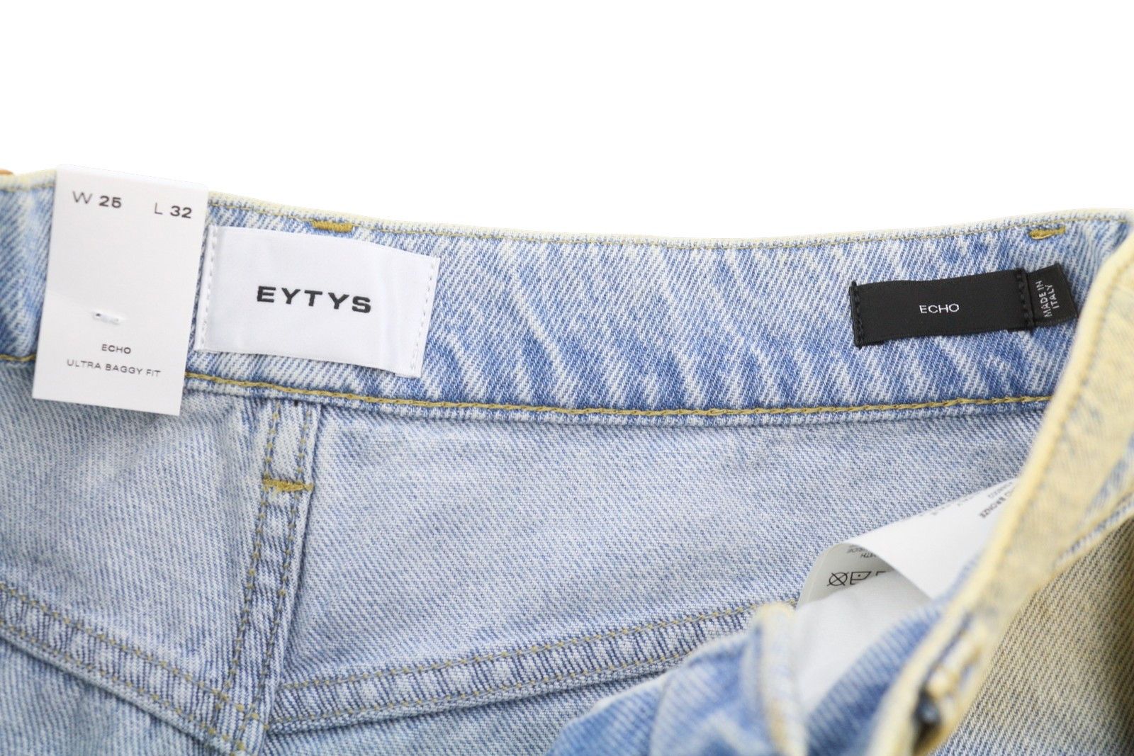 Eytys ECHO BRONZE ULTRA BAGGY W25/L32 Blue Faded RRP370 88864 Size 25" / US 0 / IT 36 - 11 Thumbnail