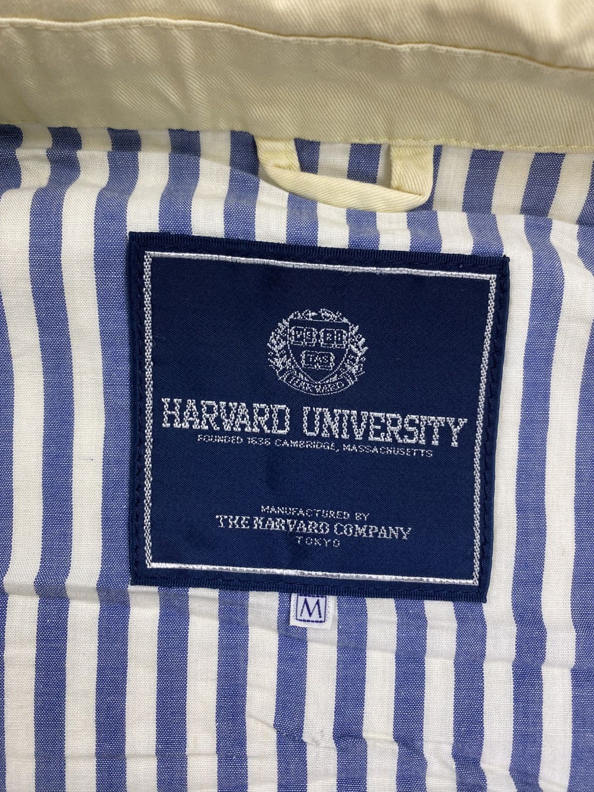 Vintage Vintage 90s Harvard University Big Logo Bombers Jacket Size US M / EU 48-50 / 2 - 7 Thumbnail