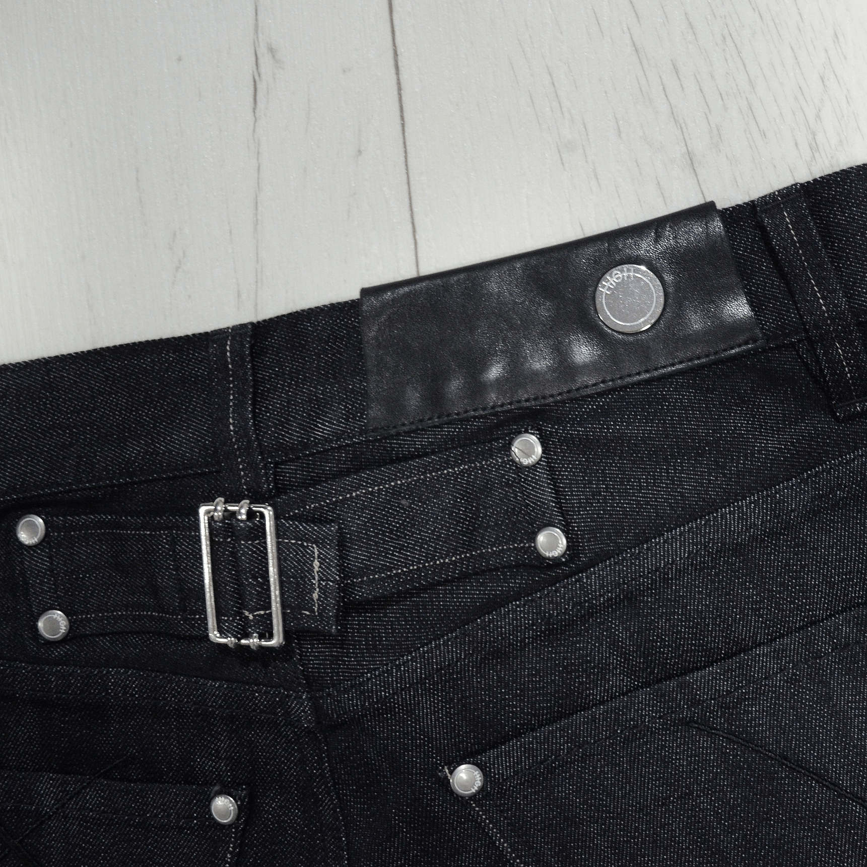 Other HIGH USE Y2K Jeans size S Trousers Gray Black Slim Italy Size 27" / US 4 / IT 40 - 9 Thumbnail