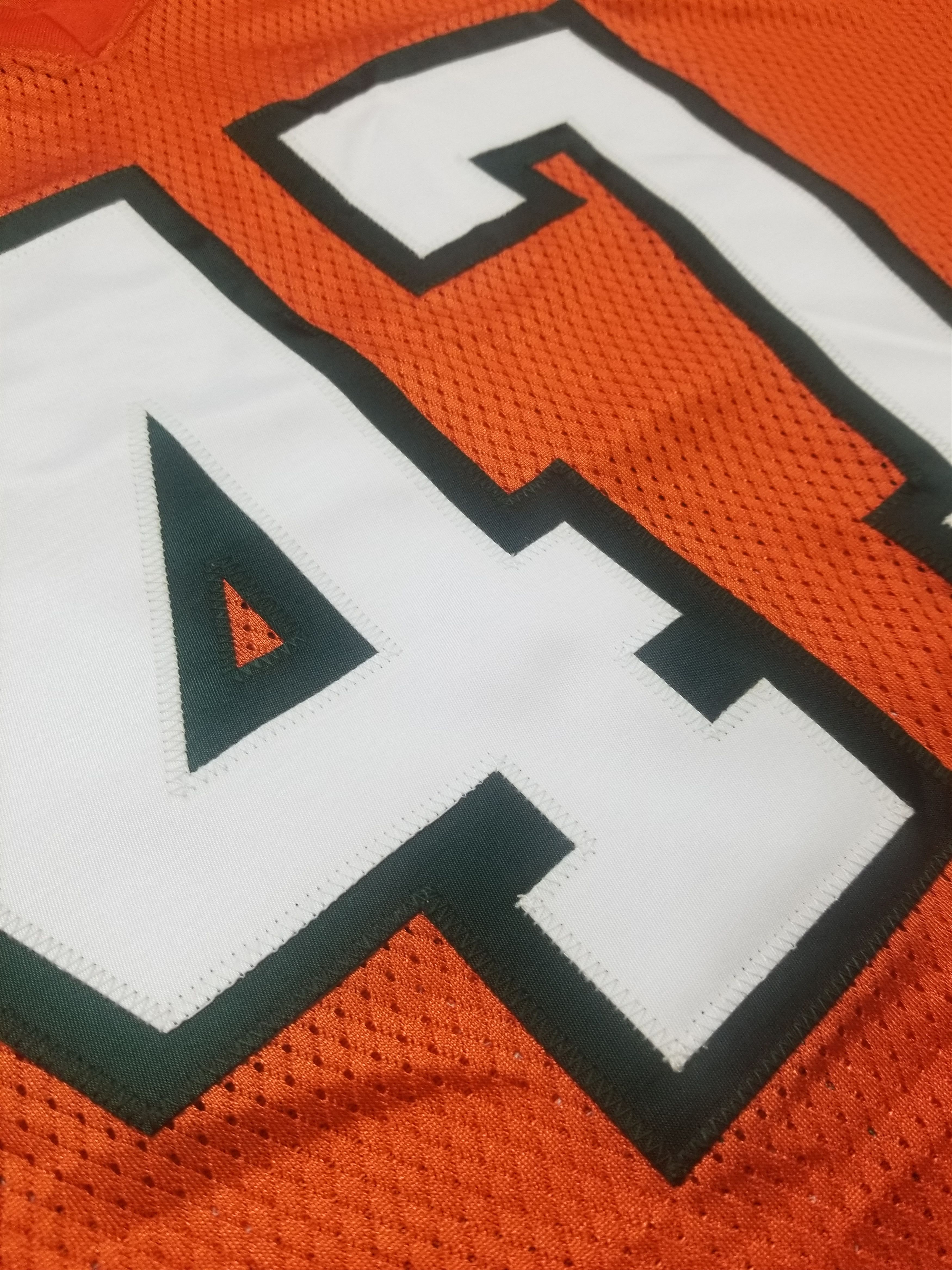 Nike Vintage Michael Irvin #47 University Miami Hurricanes Jersey Size US XXL / EU 58 / 5 - 23 Thumbnail