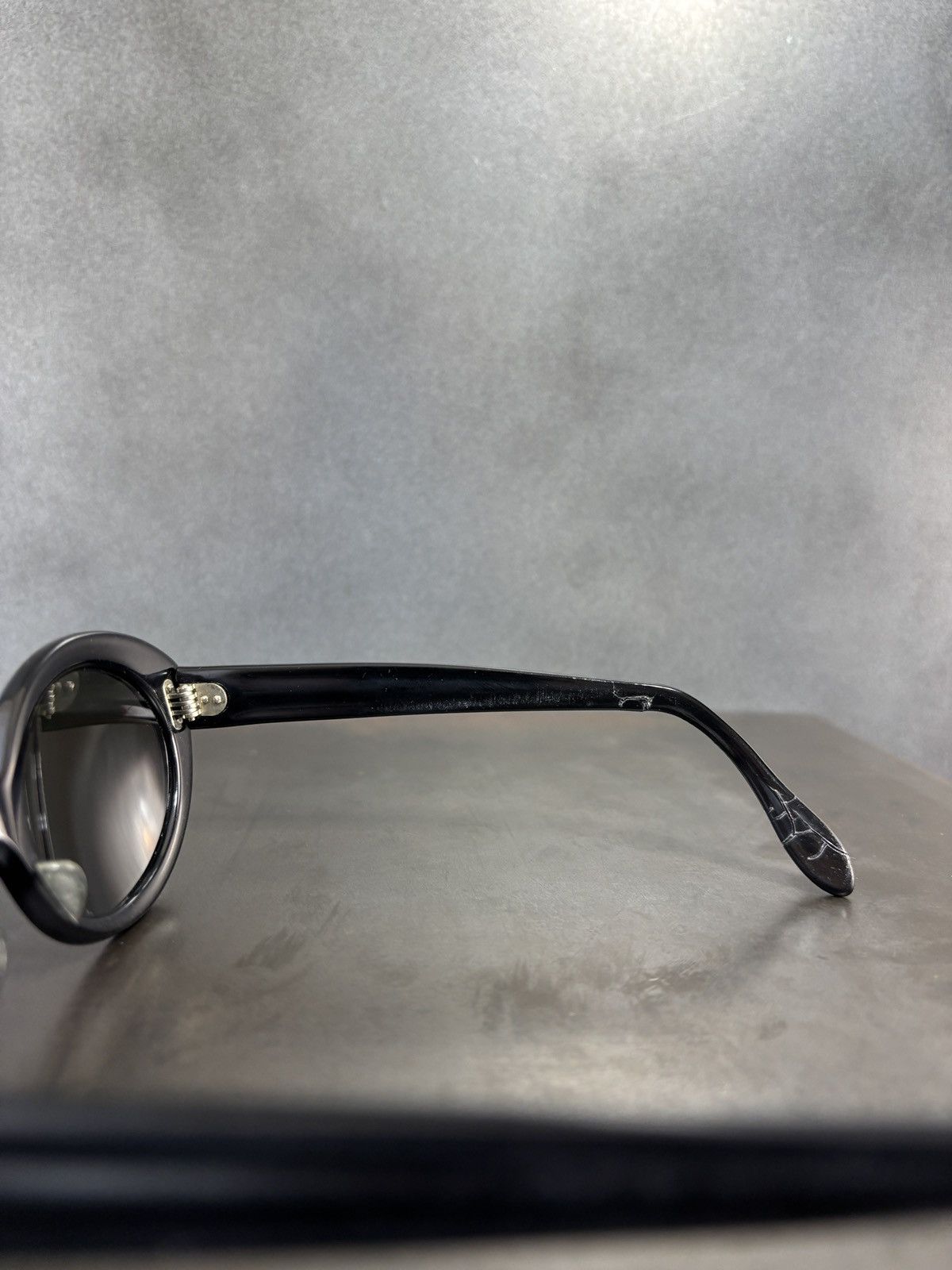 Vintage 1960s Sunglasses Frames True Vintage Cat Eye Oval France USA Size ONE SIZE - 12 Thumbnail