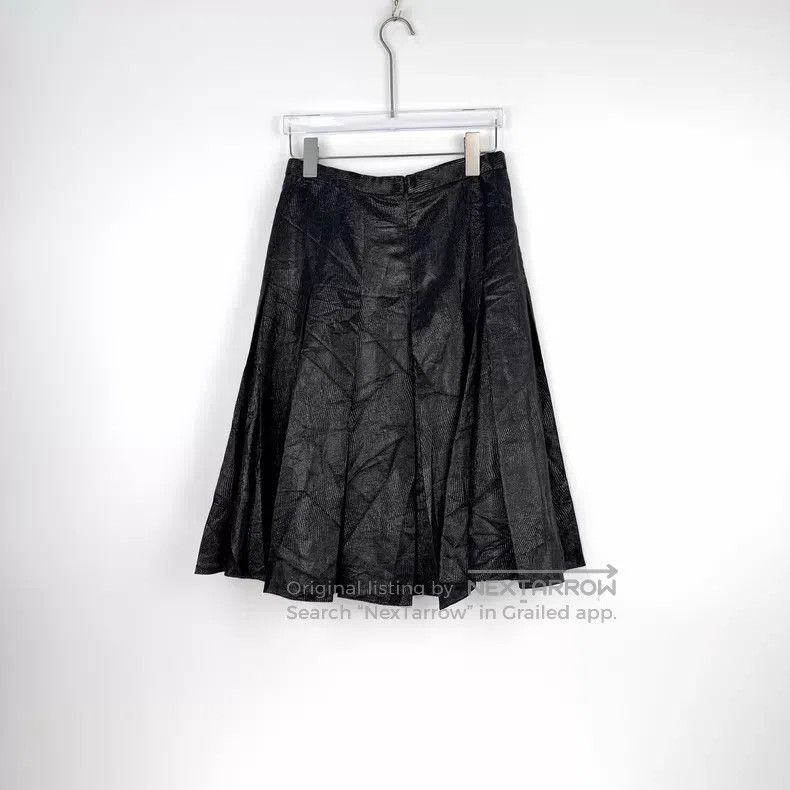 Dior Dior Black shiny skirt Size 25" / US 0 / IT 36 - 4 Thumbnail