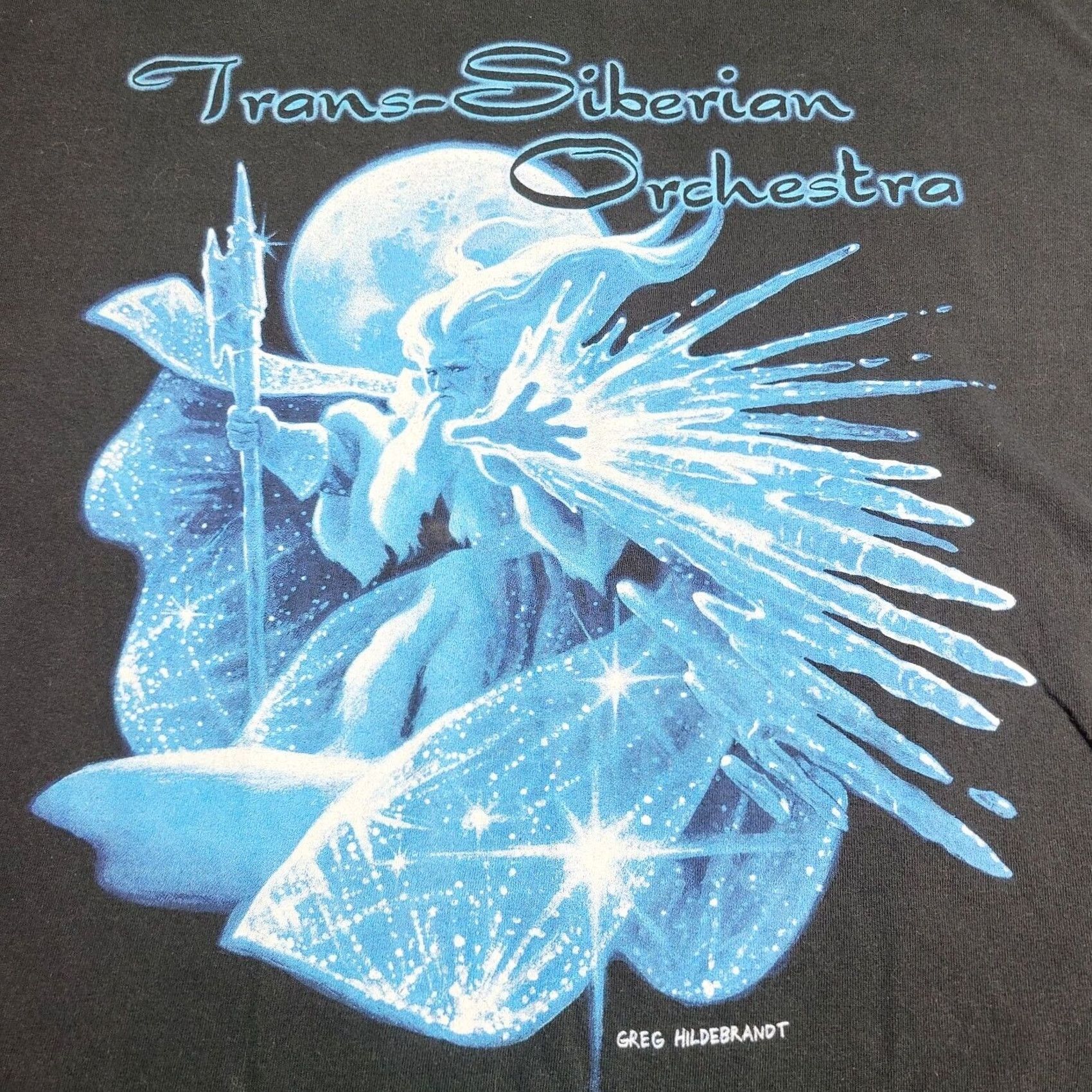 Vintage VINTAGE Trans-Siberian Orchestra Winter Tour T-Shirt Full Graphic XL Men Black Crew Neck Short Sleeve Vintage 2004 Concert Rock Christmas USA Size US XL / EU 56 / 4 - 2 Thumbnail