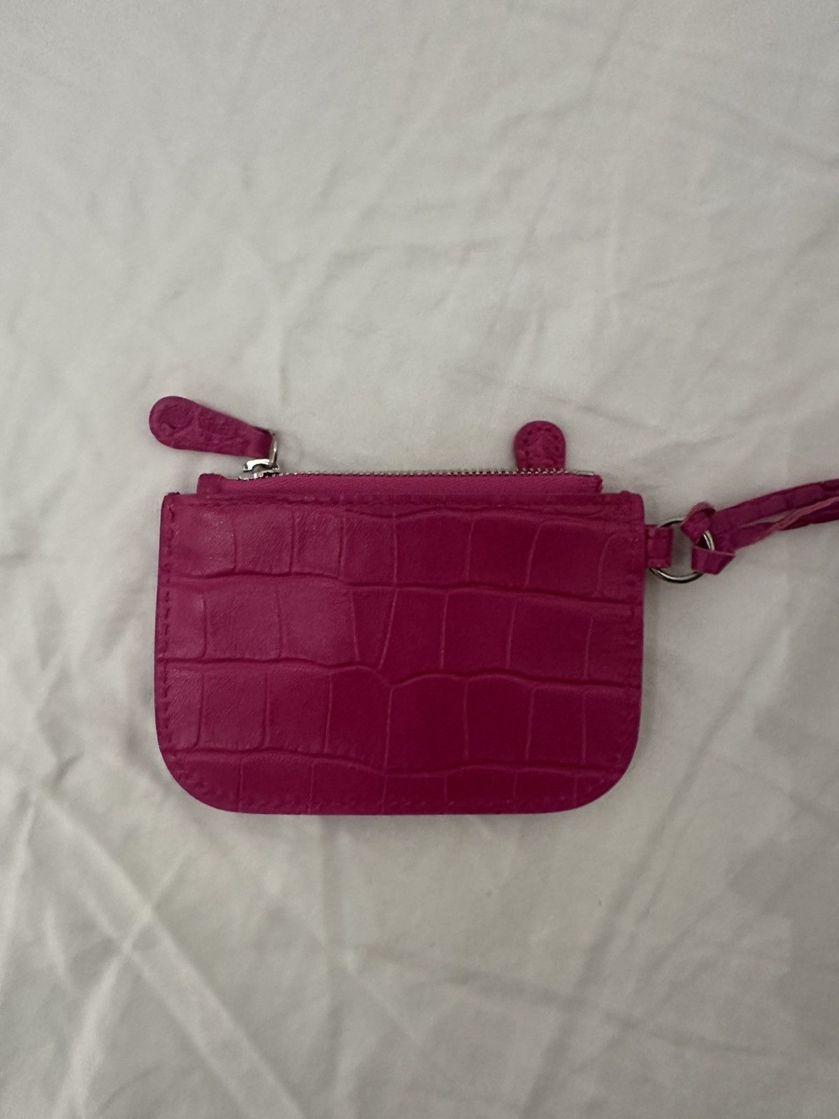 Balenciaga Balenciaga Le cagole crocodile coin purse Size ONE SIZE - 7 Thumbnail