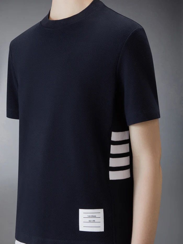 Thom Browne Short Sleeve Tee 4 Bar Stripe Size XS / US 0-2 / IT 36-38 - 4 Thumbnail