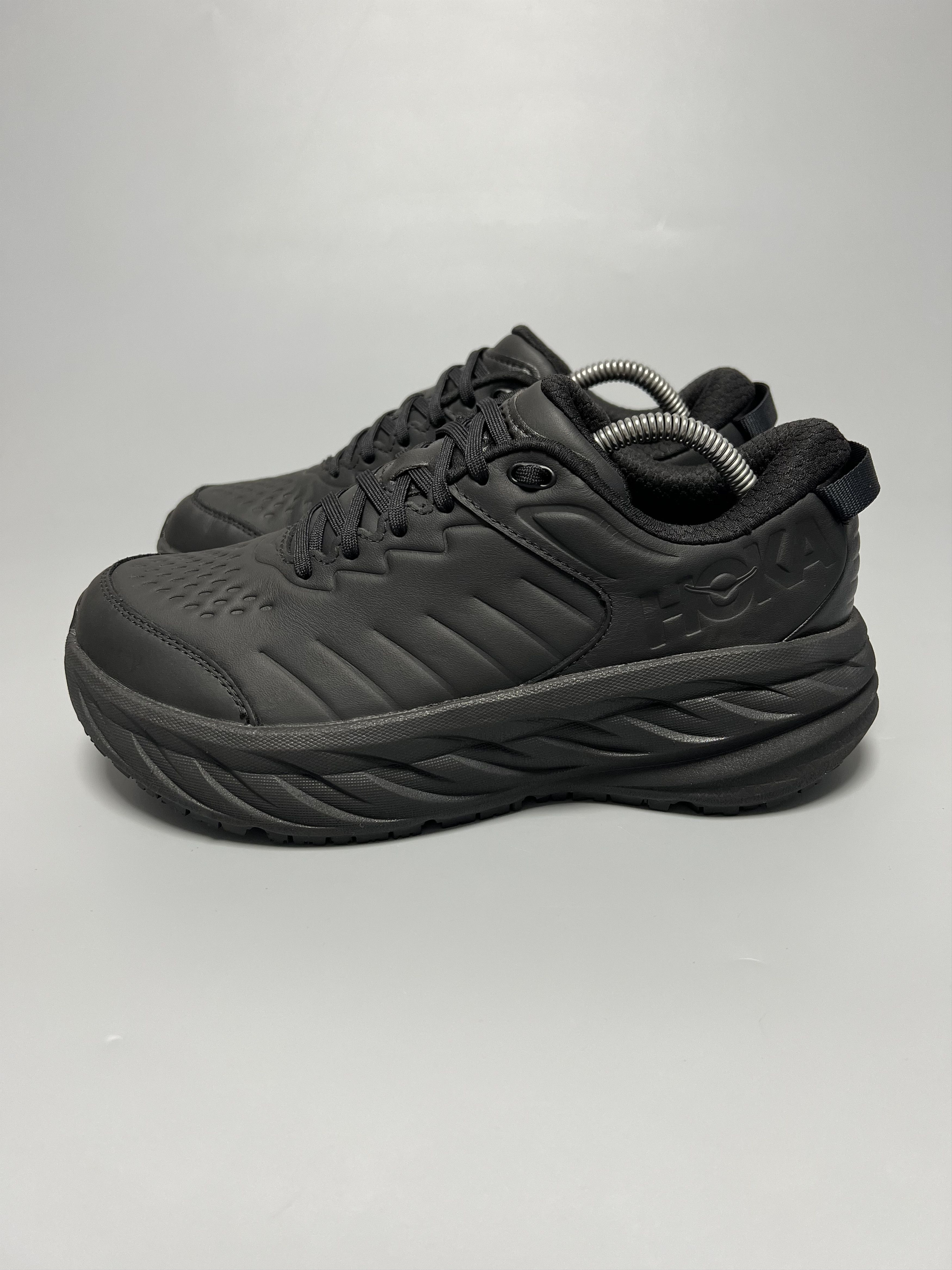 8 Ee Hoka One One Bondi Sr Wide Running Shoes Walking Gym in Black, Men's