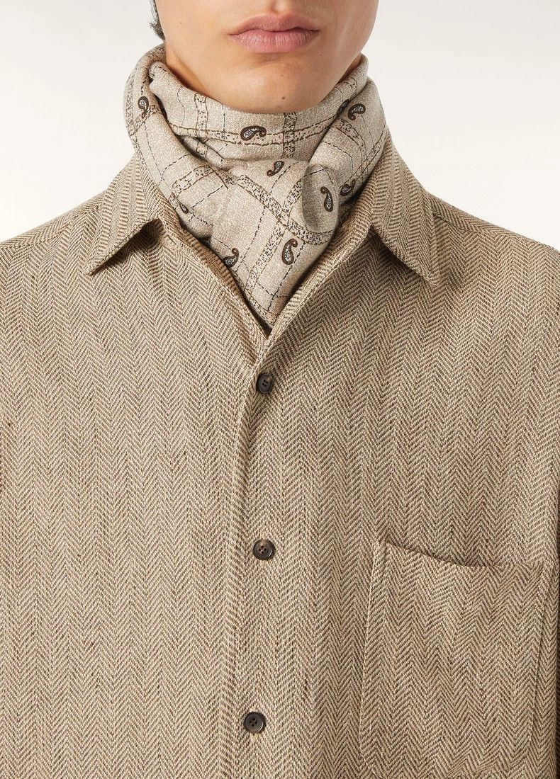 Loro Piana LORO PIANA Men's linen shirts Size US XS / EU 42 / 0 - 7 Thumbnail